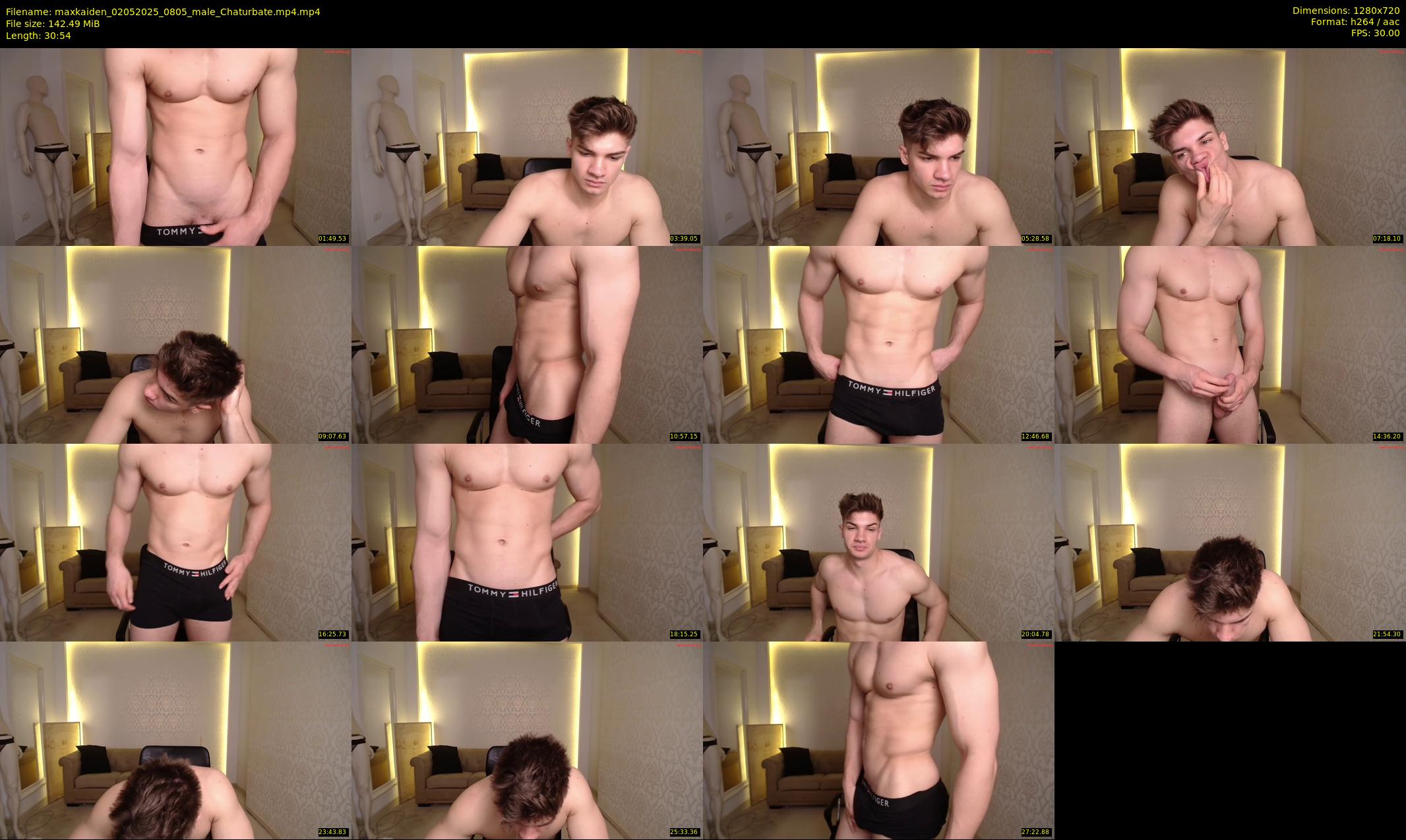 maxkaiden — 31 minute Chaturbate male cam show recording, 720p, May 2, 2025