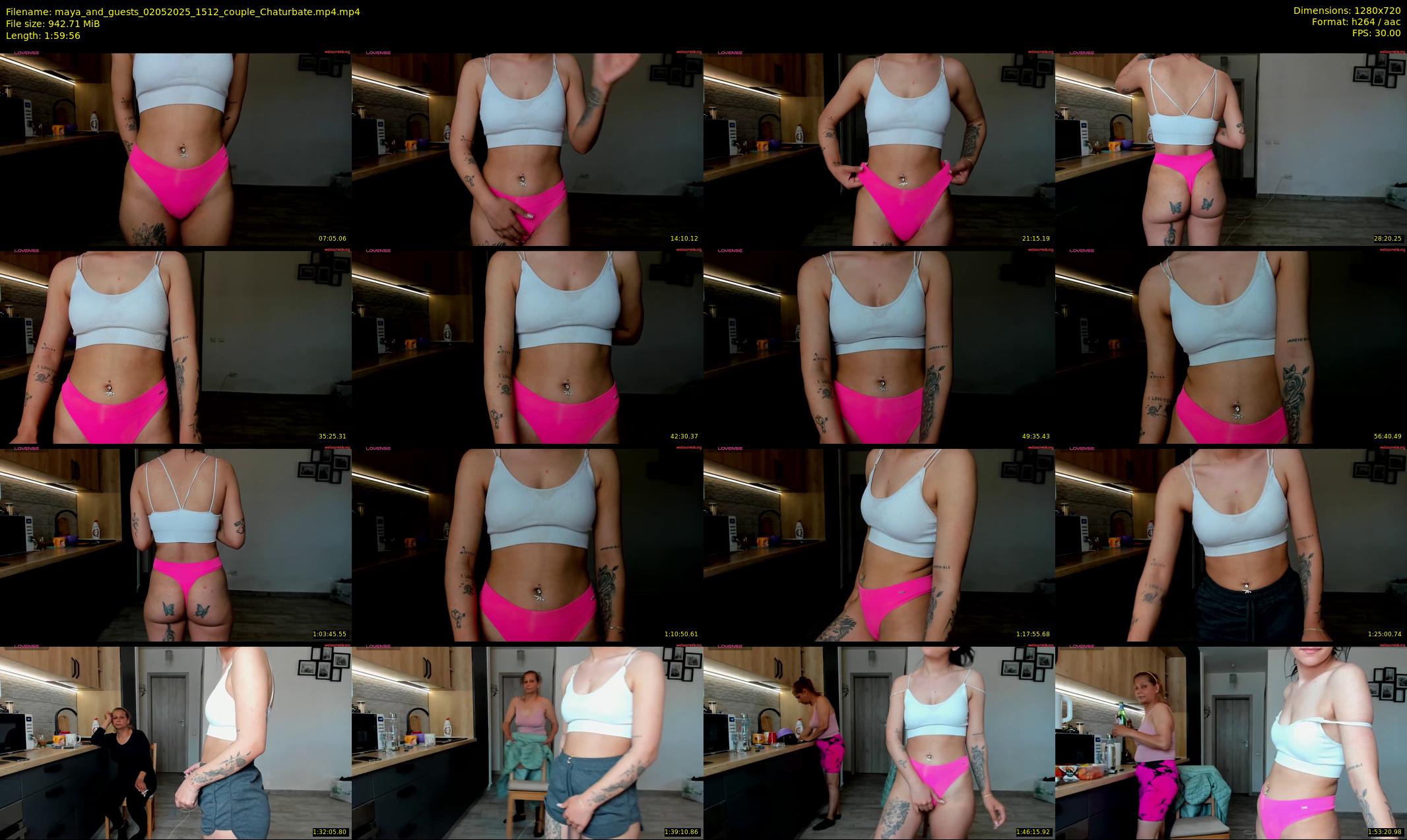 maya_and_guests — 120 minute Chaturbate couple cam show recording, 720p, May 2, 2025