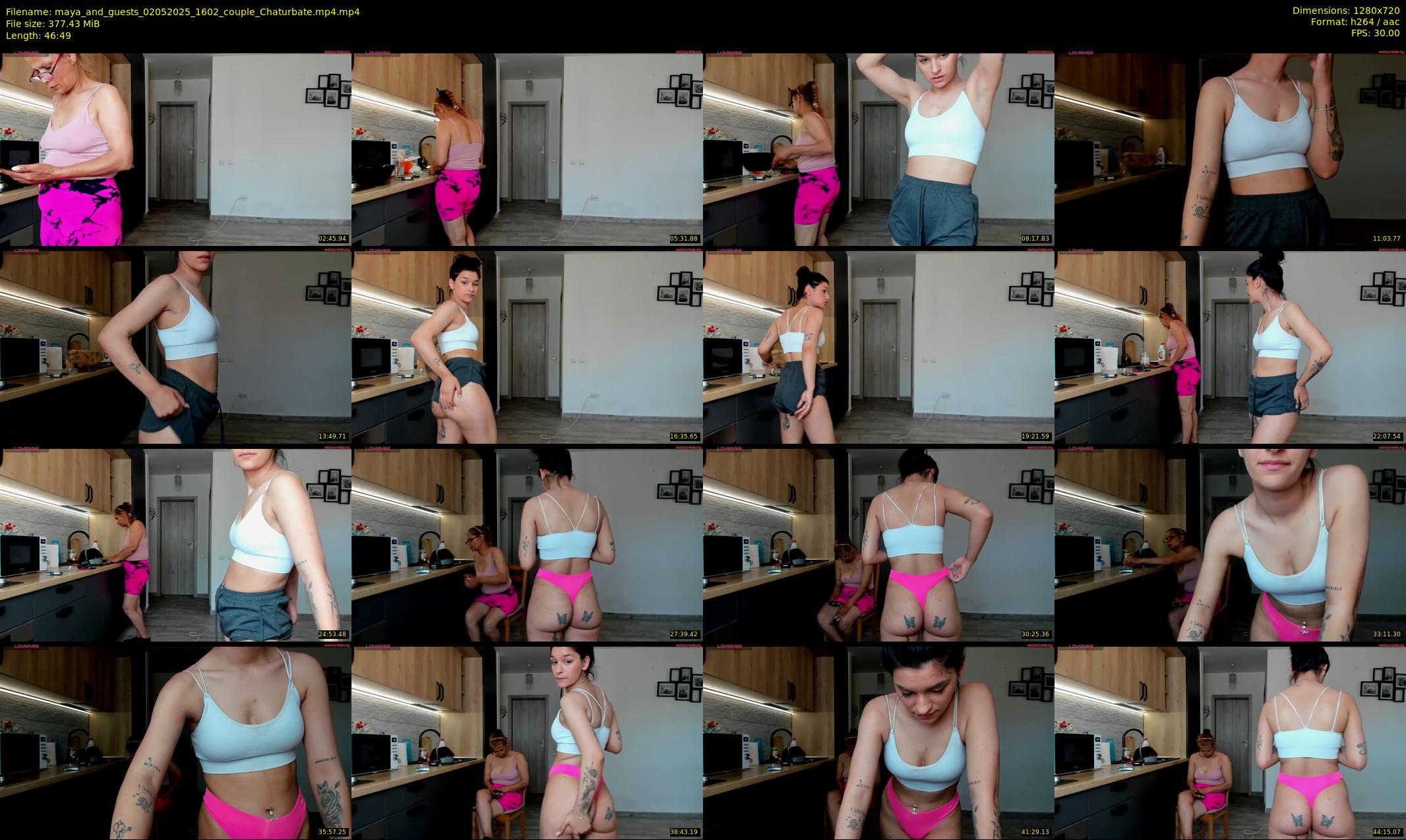 maya_and_guests — 47 minute Chaturbate couple cam show recording, 720p, May 2, 2025