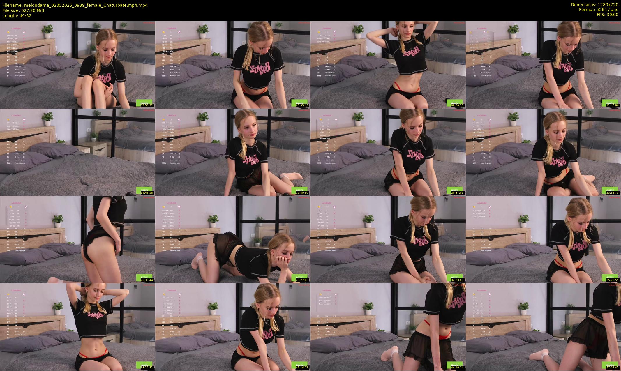 melondama — 50 minute Chaturbate female cam show recording, 720p, May 2, 2025
