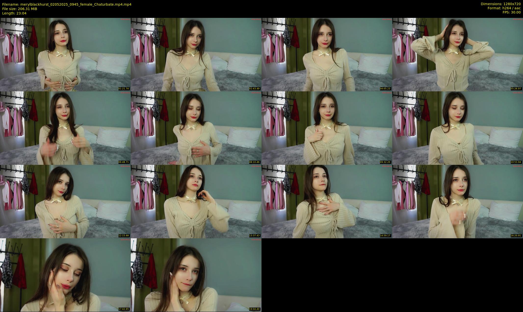 merylblackhurst — 24 minute Chaturbate female cam show recording, 720p, May 2, 2025
