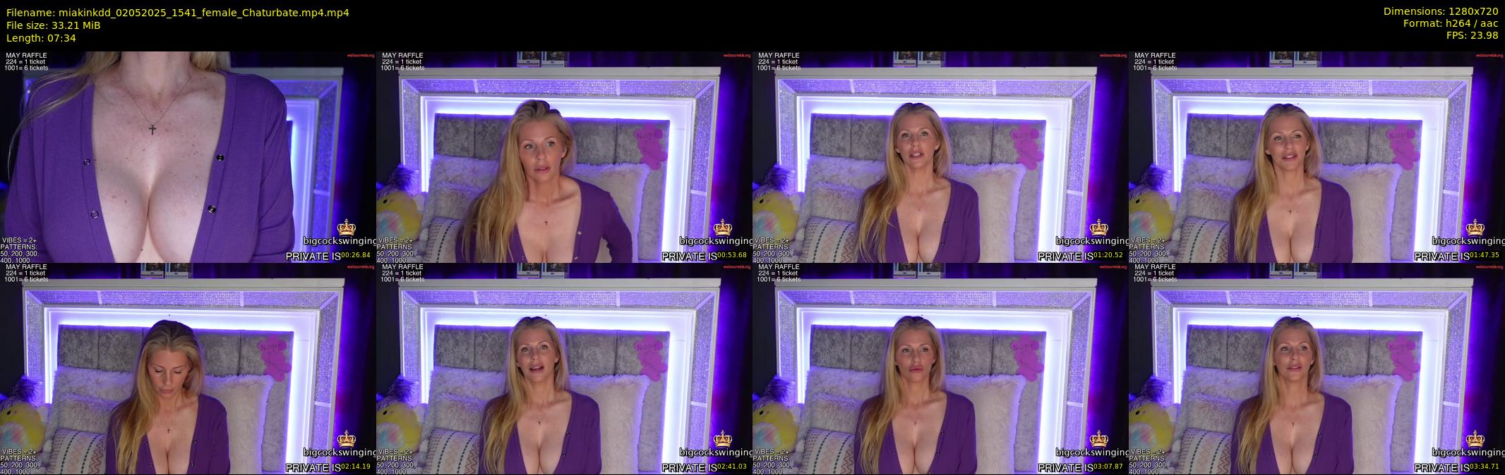 miakinkdd — 8 minute Chaturbate female cam show recording, 720p, May 2, 2025
