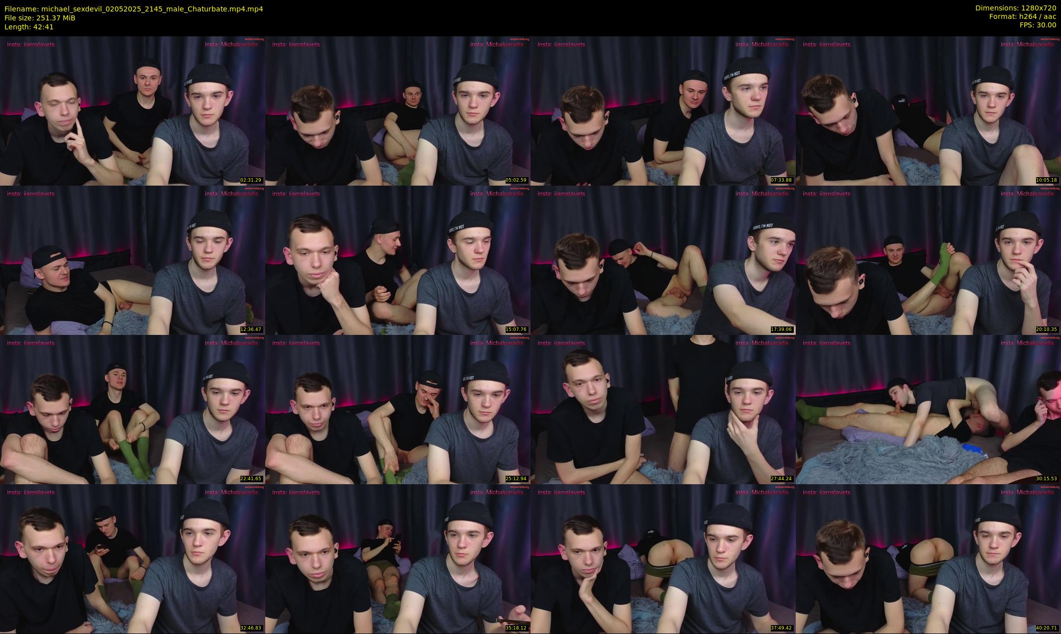 michael_sexdevil — 43 minute Chaturbate male cam show recording, 720p, May 2, 2025