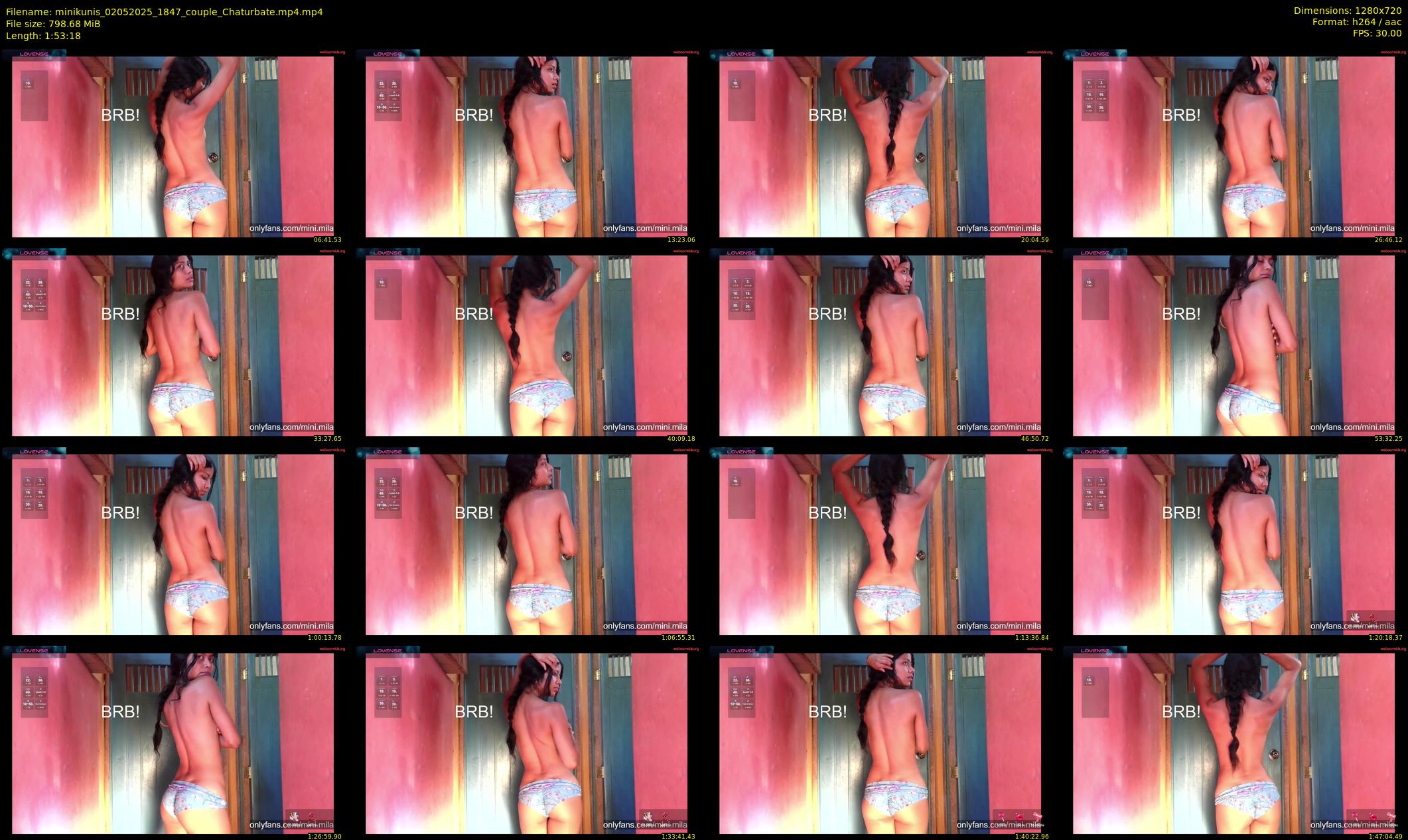 minikunis — 114 minute Chaturbate couple cam show recording, 720p, May 2, 2025