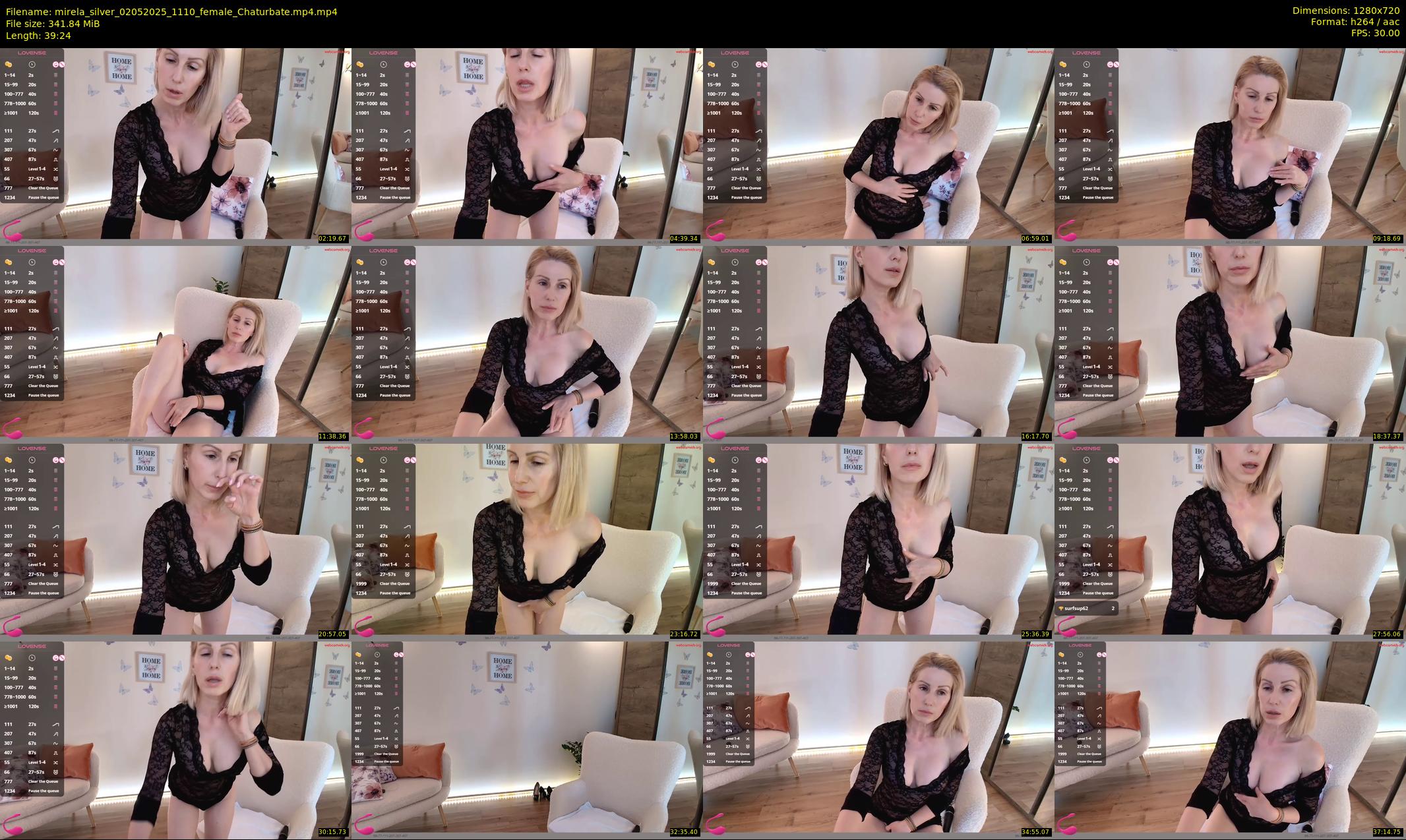 mirela_silver — 40 minute Chaturbate female cam show recording, 720p, May 2, 2025