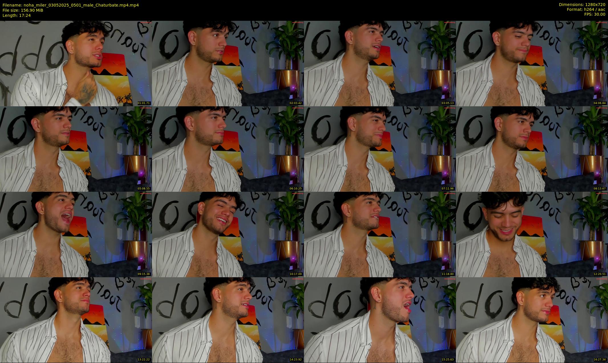 noha_miler — 18 minute Chaturbate male cam show recording, 720p, May 3, 2025