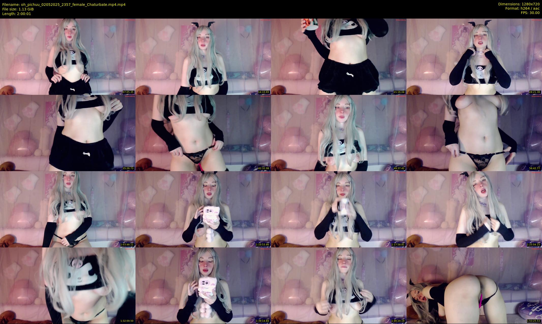 oh_pichuu — 121 minute Chaturbate female cam show recording, 720p, May 2, 2025