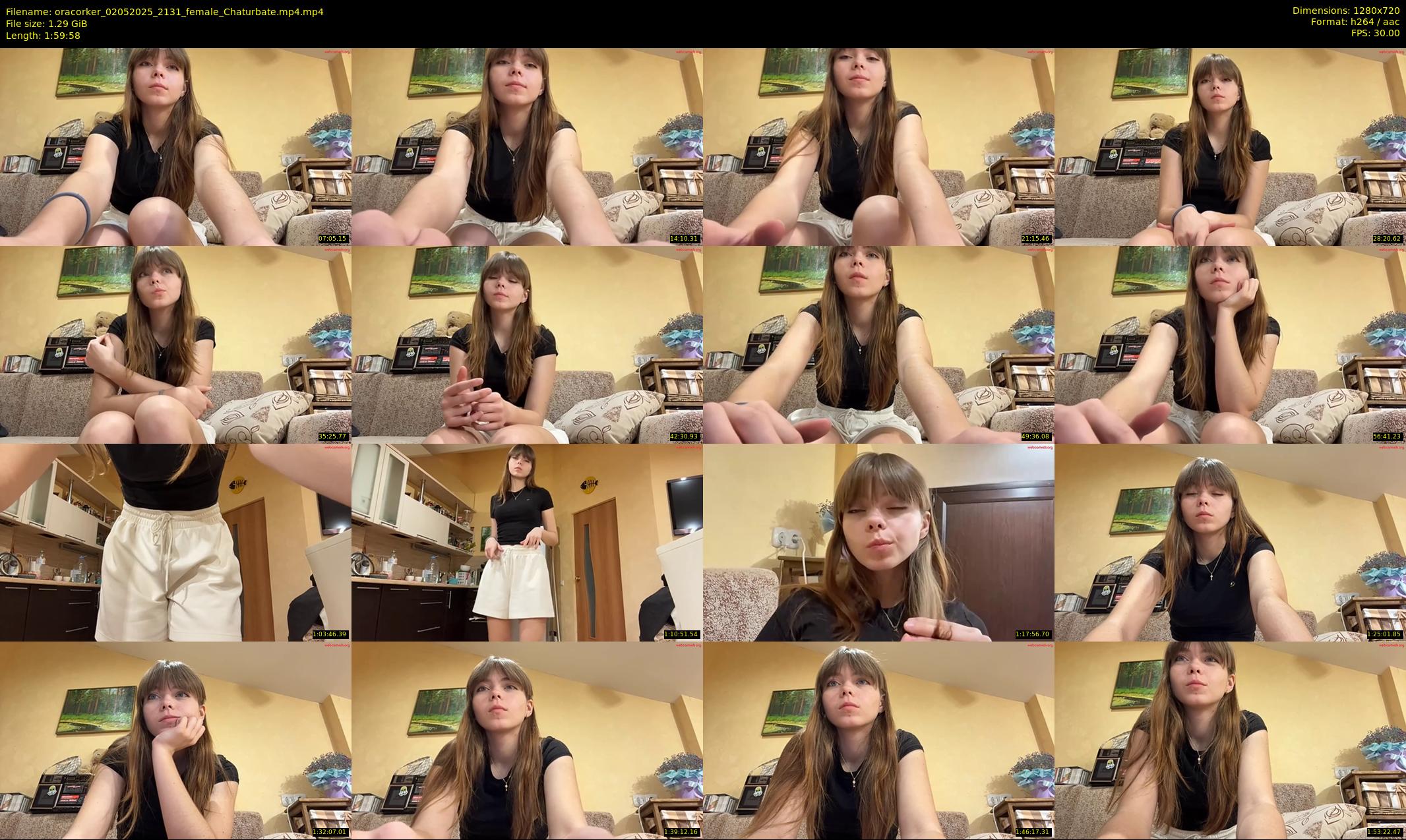 oracorker — 120 minute Chaturbate female cam show recording, 720p, May 2, 2025