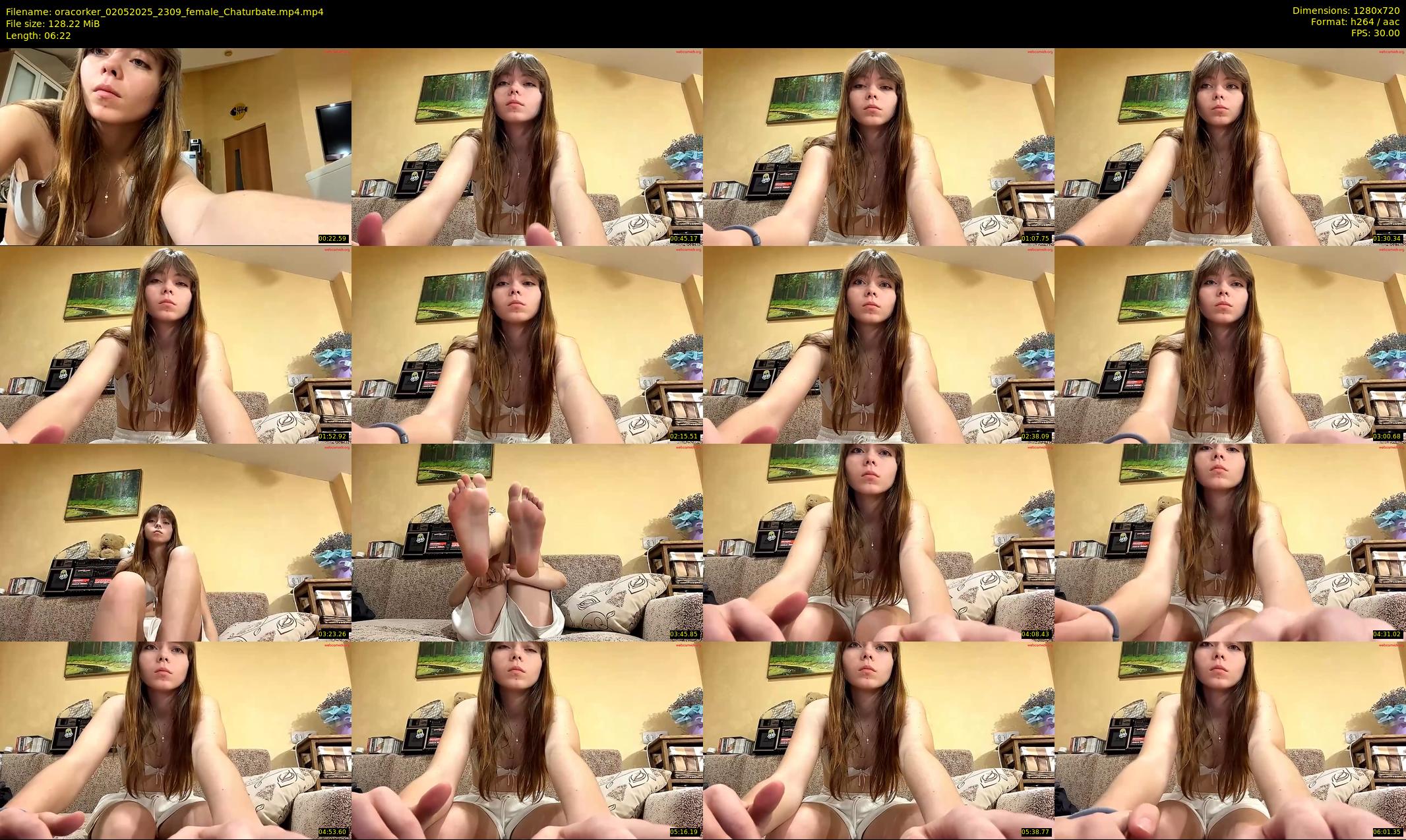 oracorker — 7 minute Chaturbate female cam show recording, 720p, May 2, 2025