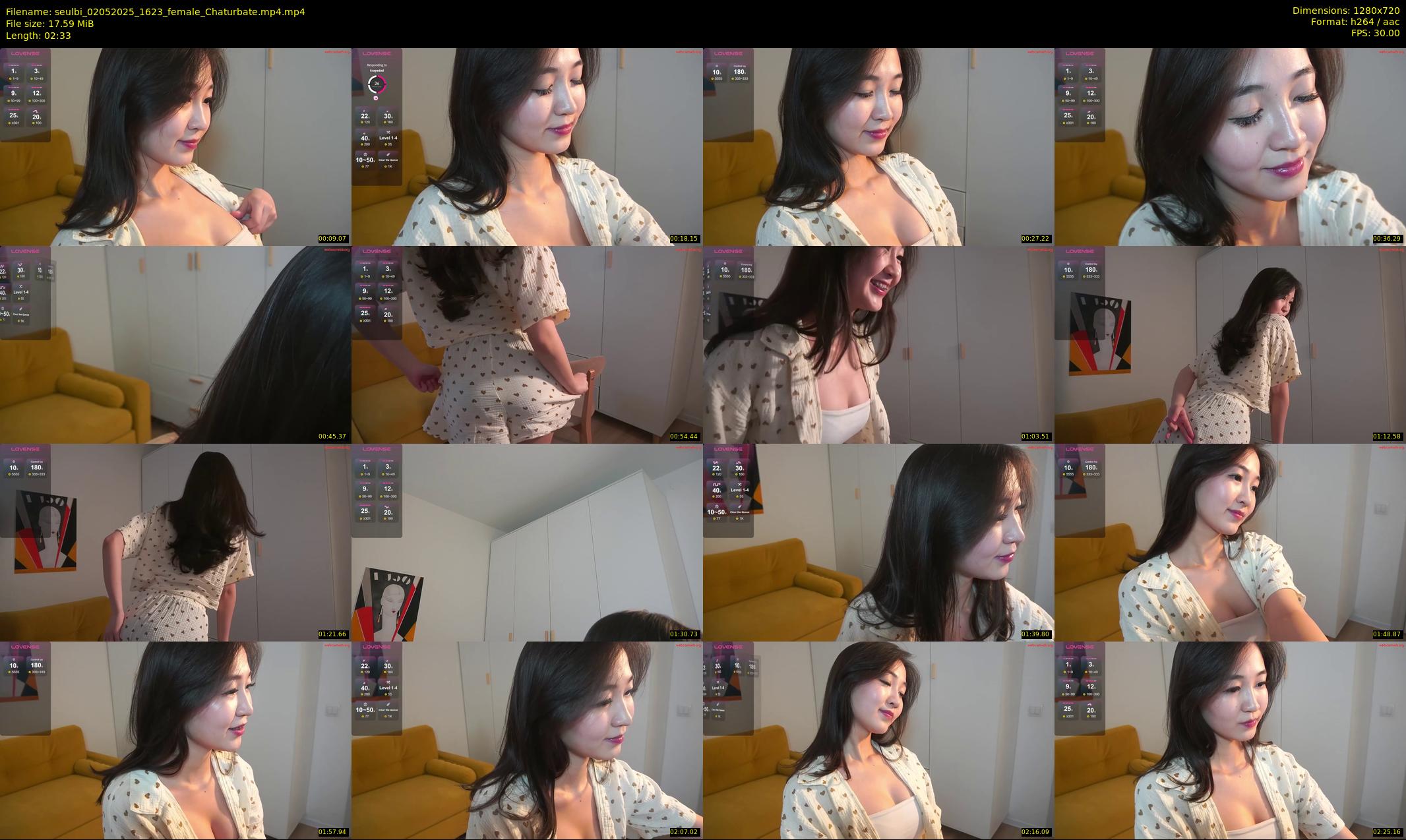 seulbi — 3 minute Chaturbate female cam show recording, 720p, May 2, 2025