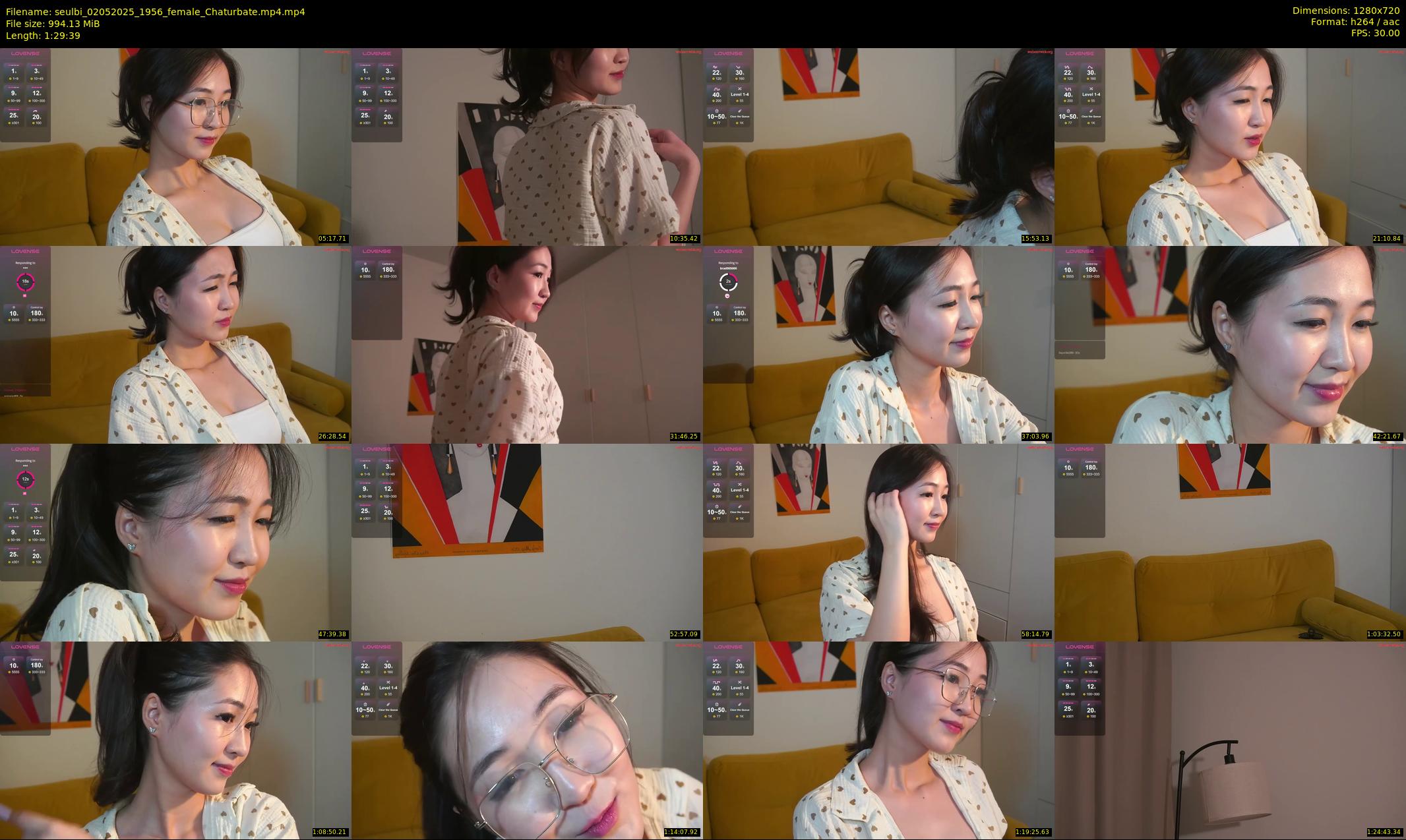 seulbi — 90 minute Chaturbate female cam show recording, 720p, May 2, 2025