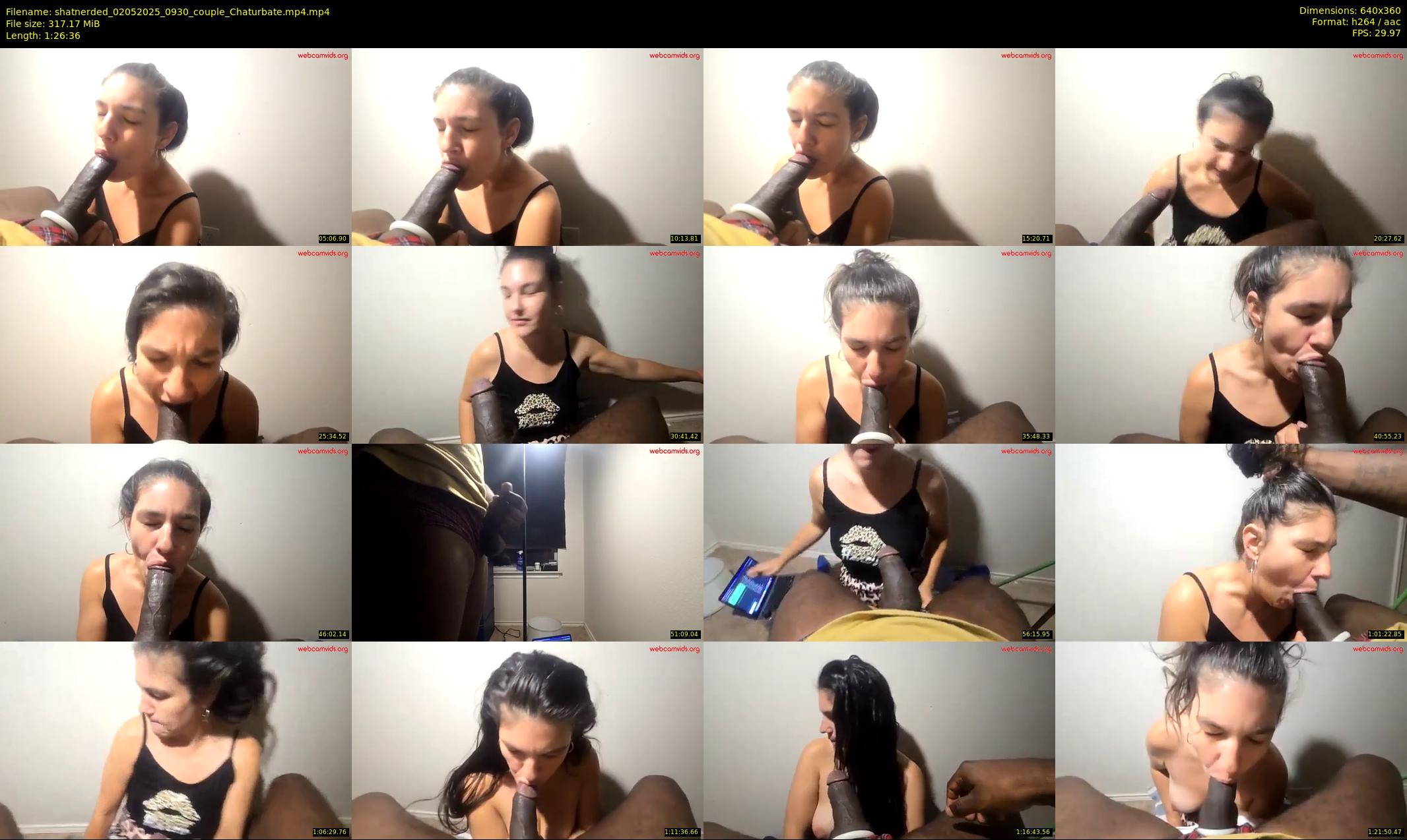 shatnerded — 87 minute Chaturbate couple cam show recording, 360p, May 2, 2025