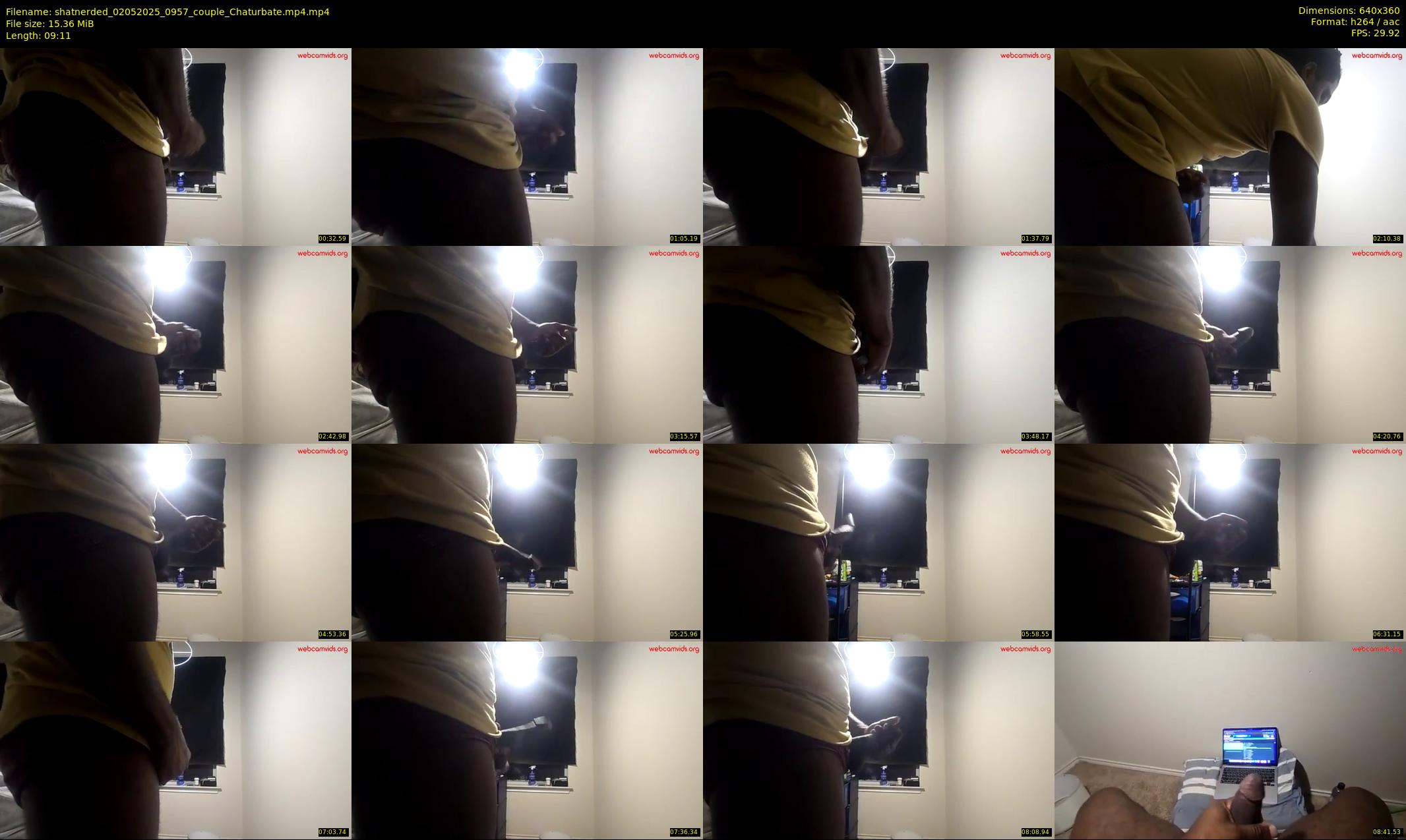 shatnerded — 10 minute Chaturbate couple cam show recording, 360p, May 2, 2025