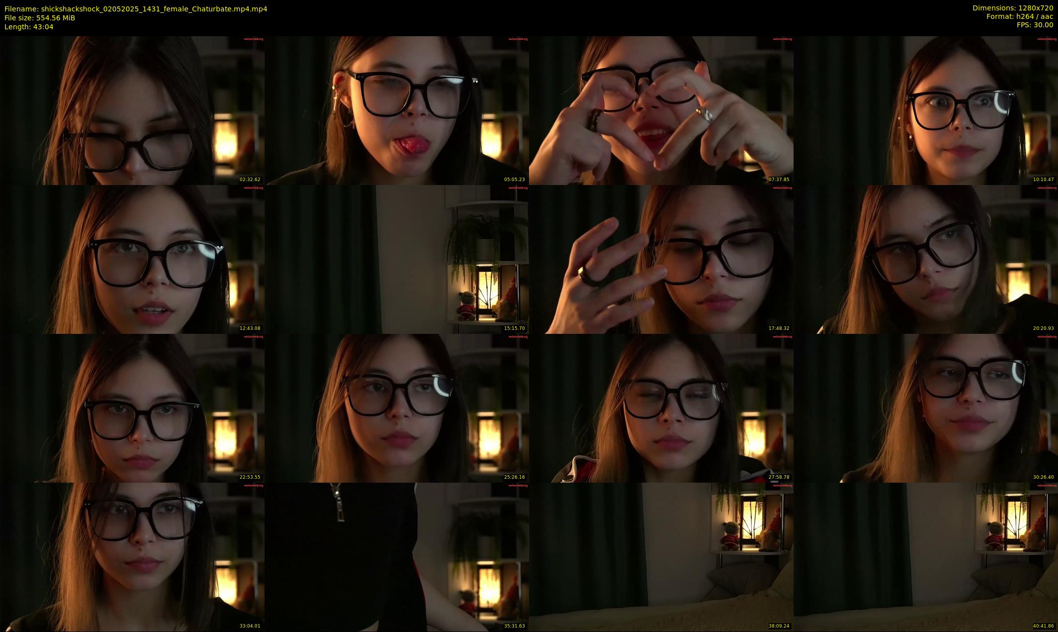 shickshackshock — 44 minute Chaturbate female cam show recording, 720p, May 2, 2025