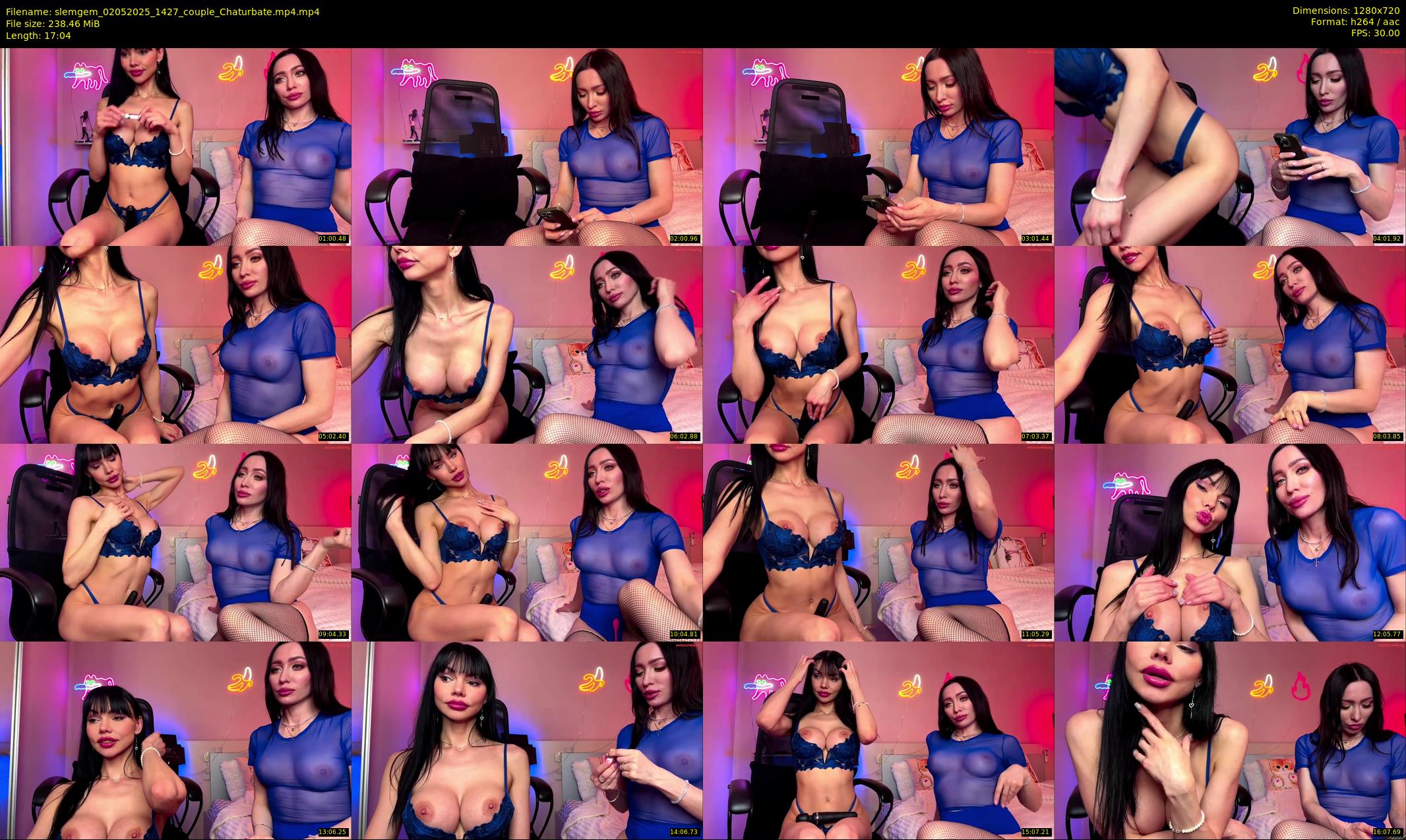 slemgem — 18 minute Chaturbate couple cam show recording, 720p, May 2, 2025