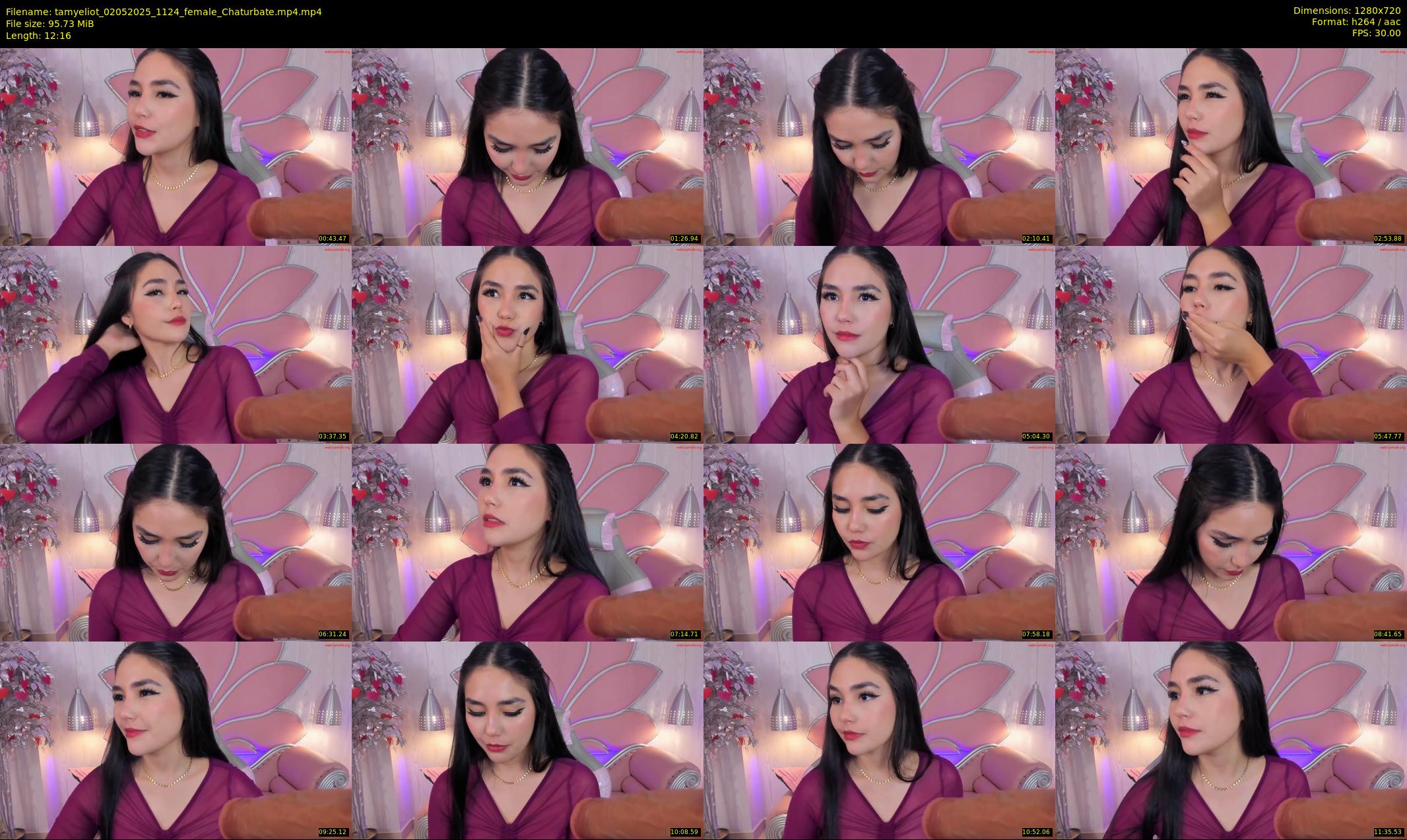 tamyeliot — 13 minute Chaturbate female cam show recording, 720p, May 2, 2025