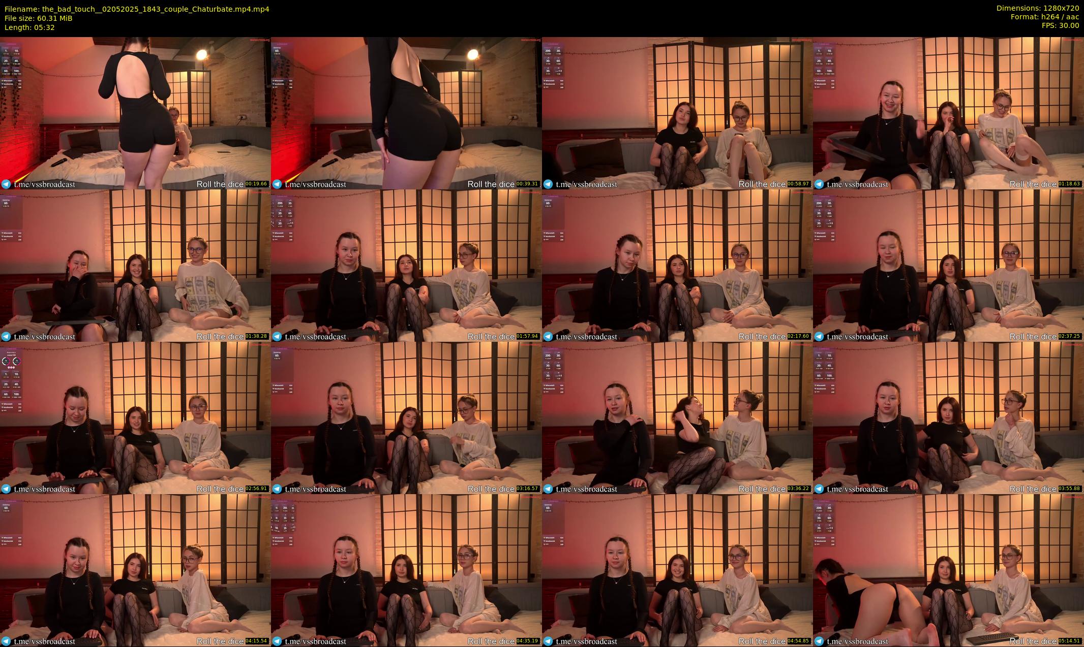 the_bad_touch_ — 6 minute Chaturbate couple cam show recording, 720p, May 2, 2025