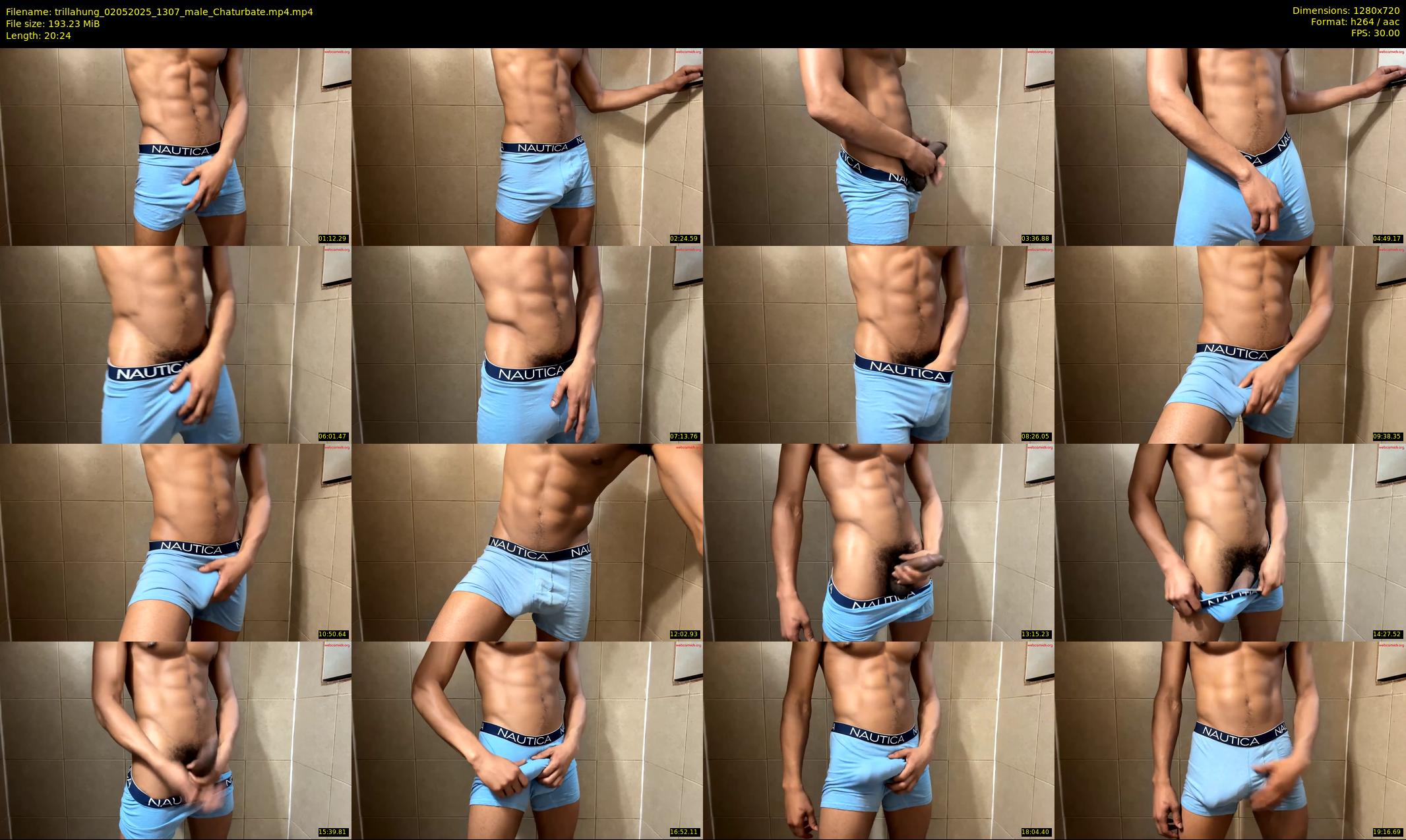 trillahung — 21 minute Chaturbate male cam show recording, 720p, May 2, 2025