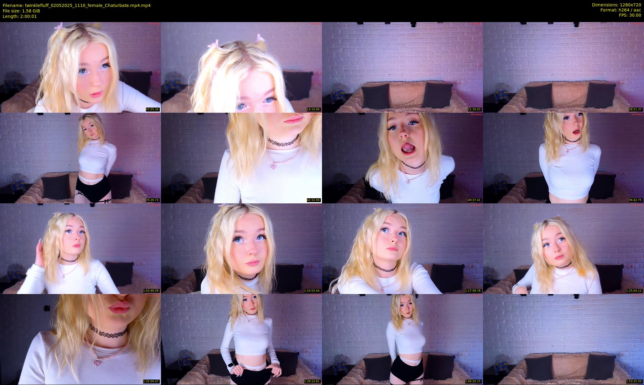 twinklefluff — 121 minute Chaturbate female cam show recording, 720p, May 2, 2025