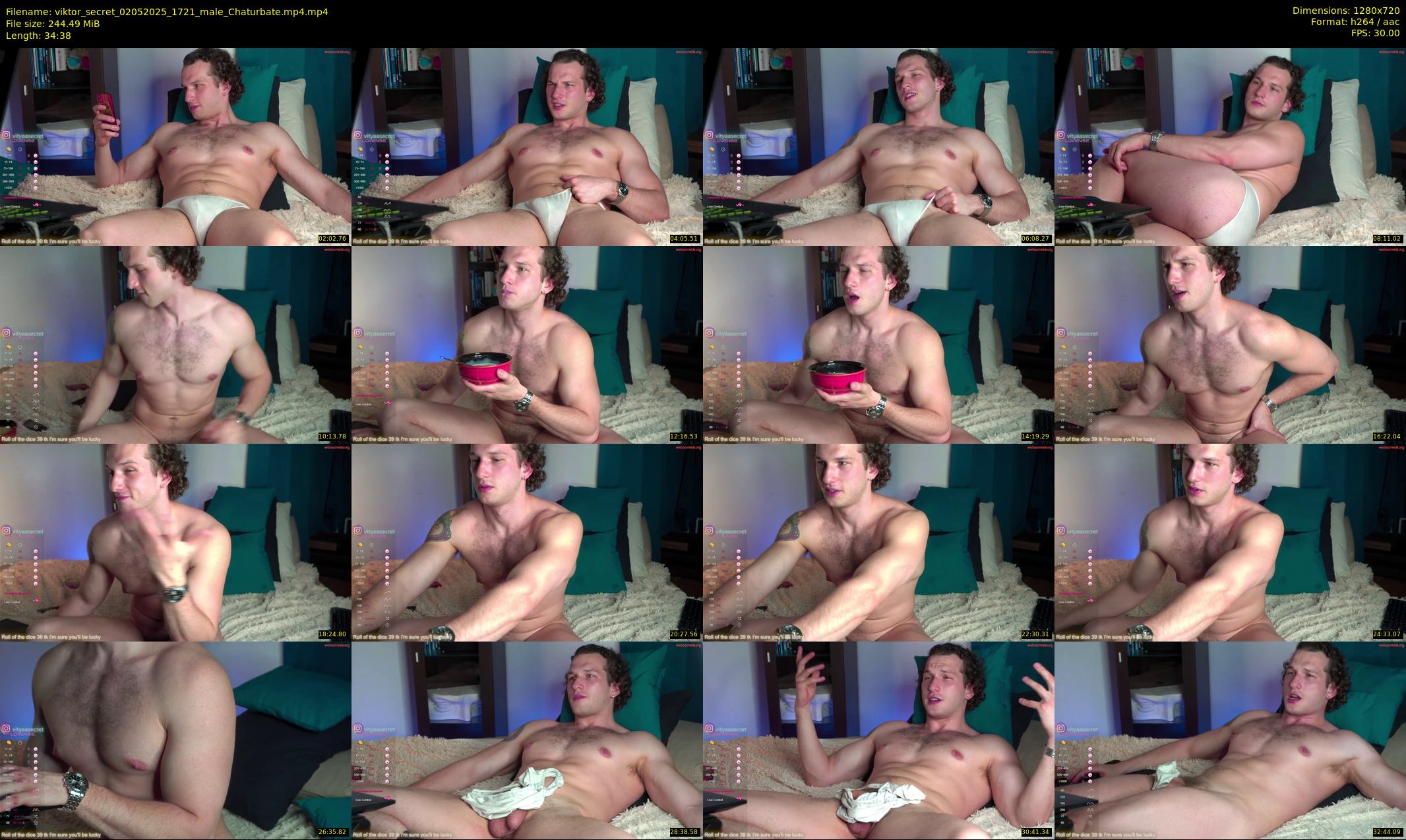viktor_secret — 35 minute Chaturbate male cam show recording, 720p, May 2, 2025