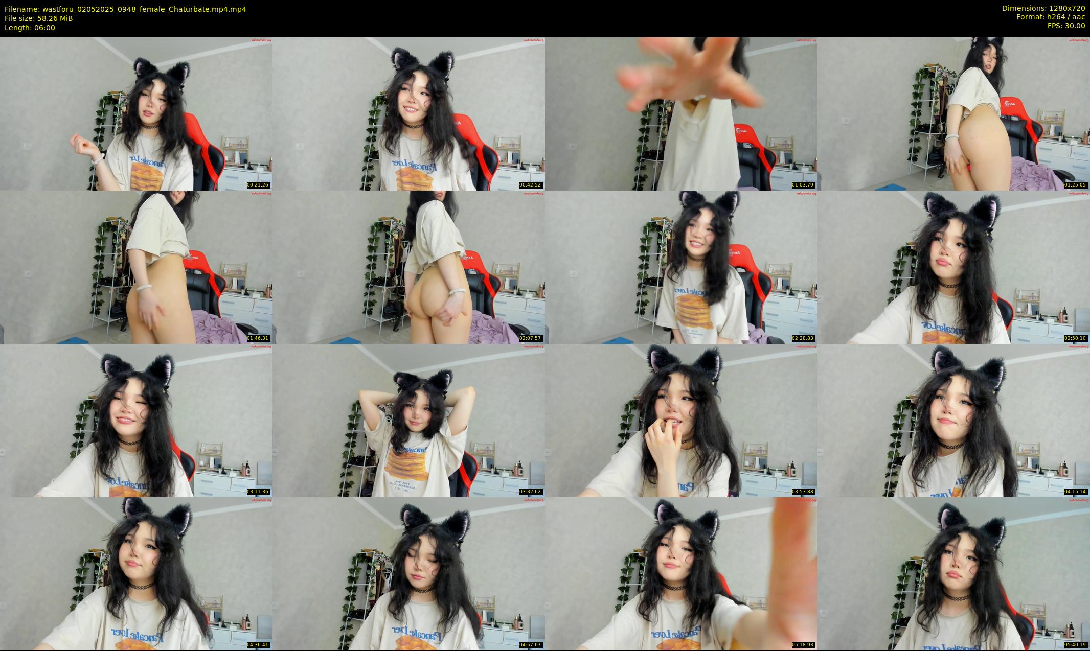 wastforu — 6 minute Chaturbate female cam show recording, 720p, May 2, 2025