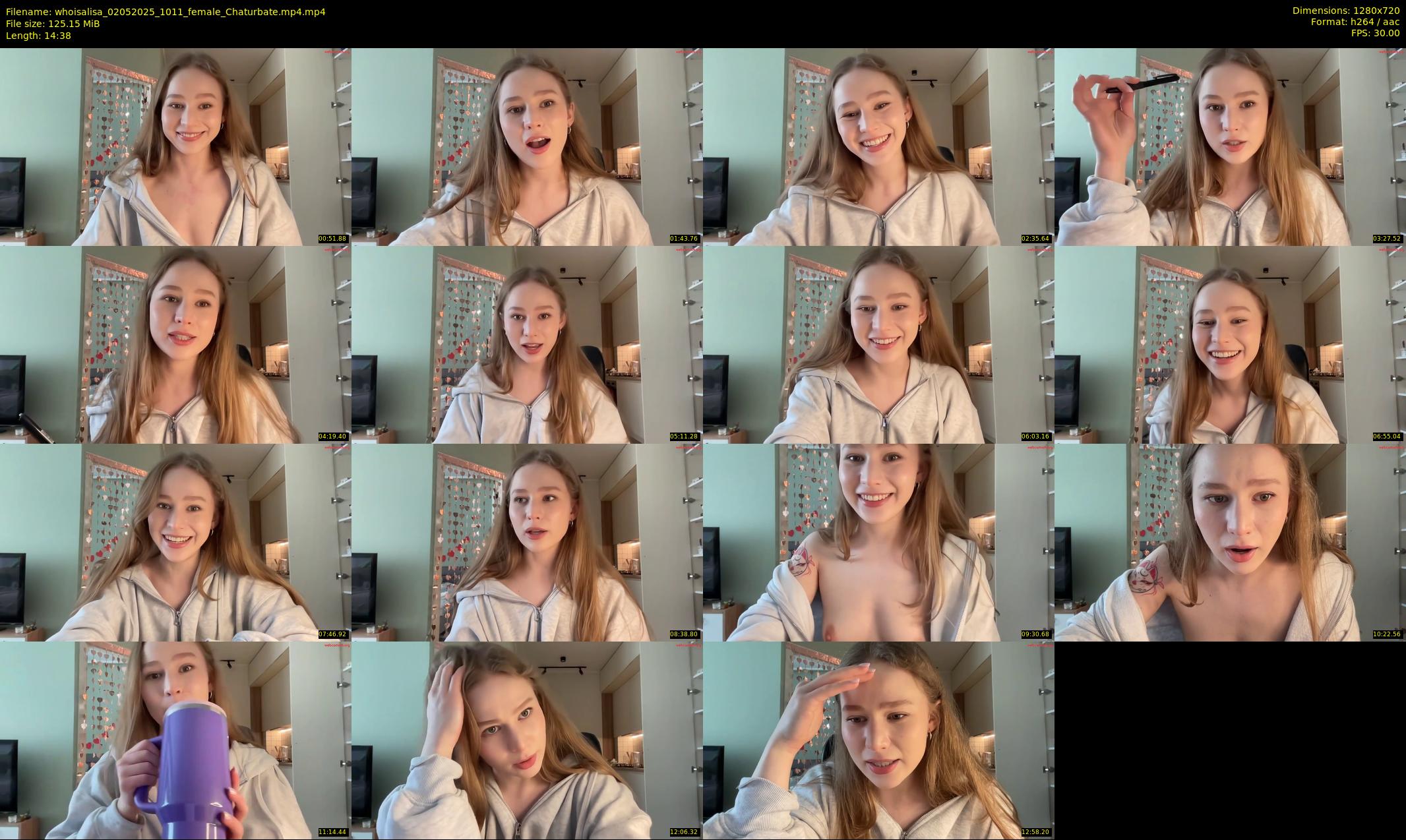 whoisalisa — 15 minute Chaturbate female cam show recording, 720p, May 2, 2025