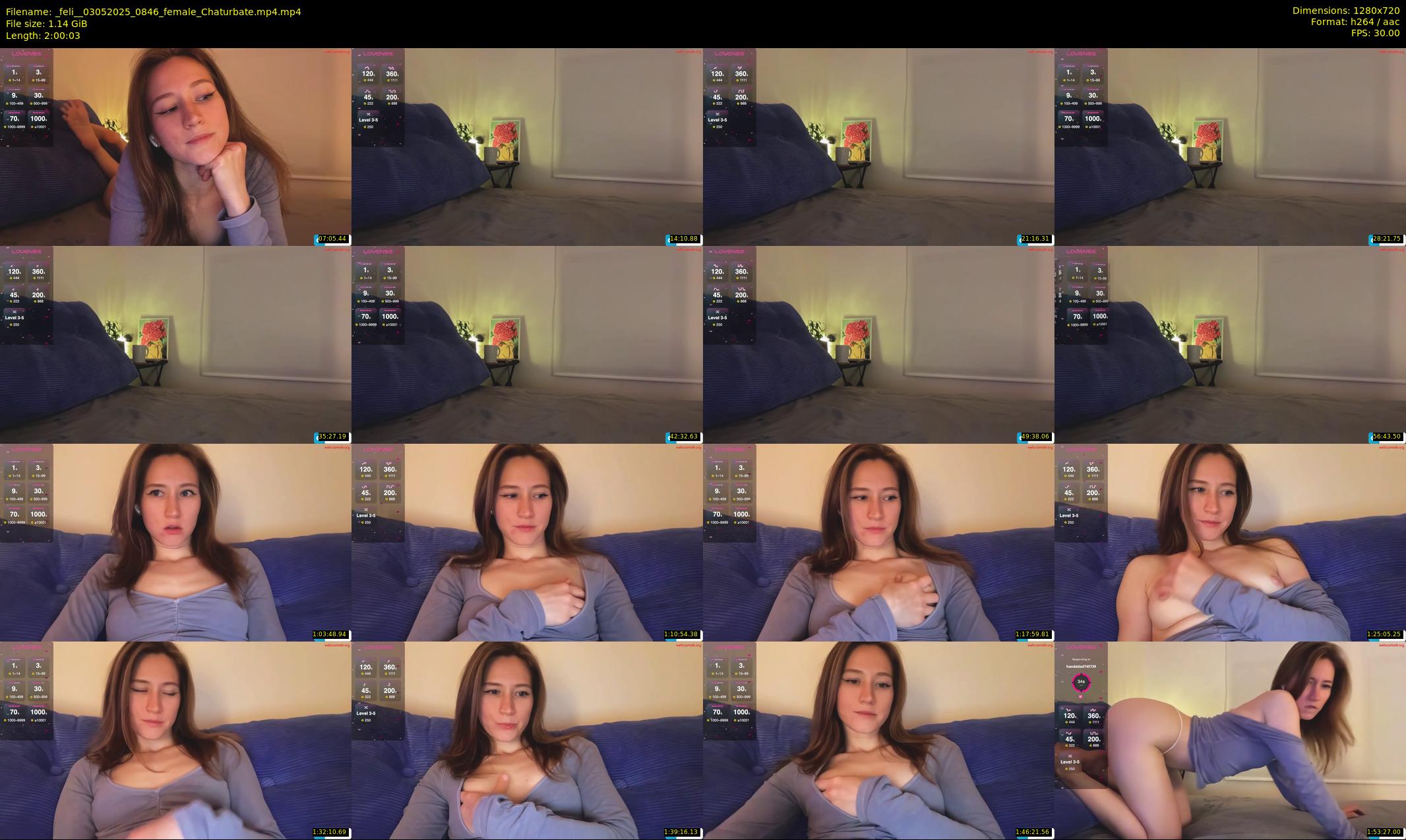 _feli_ — 121 minute Chaturbate female cam show recording, 720p, May 3, 2025