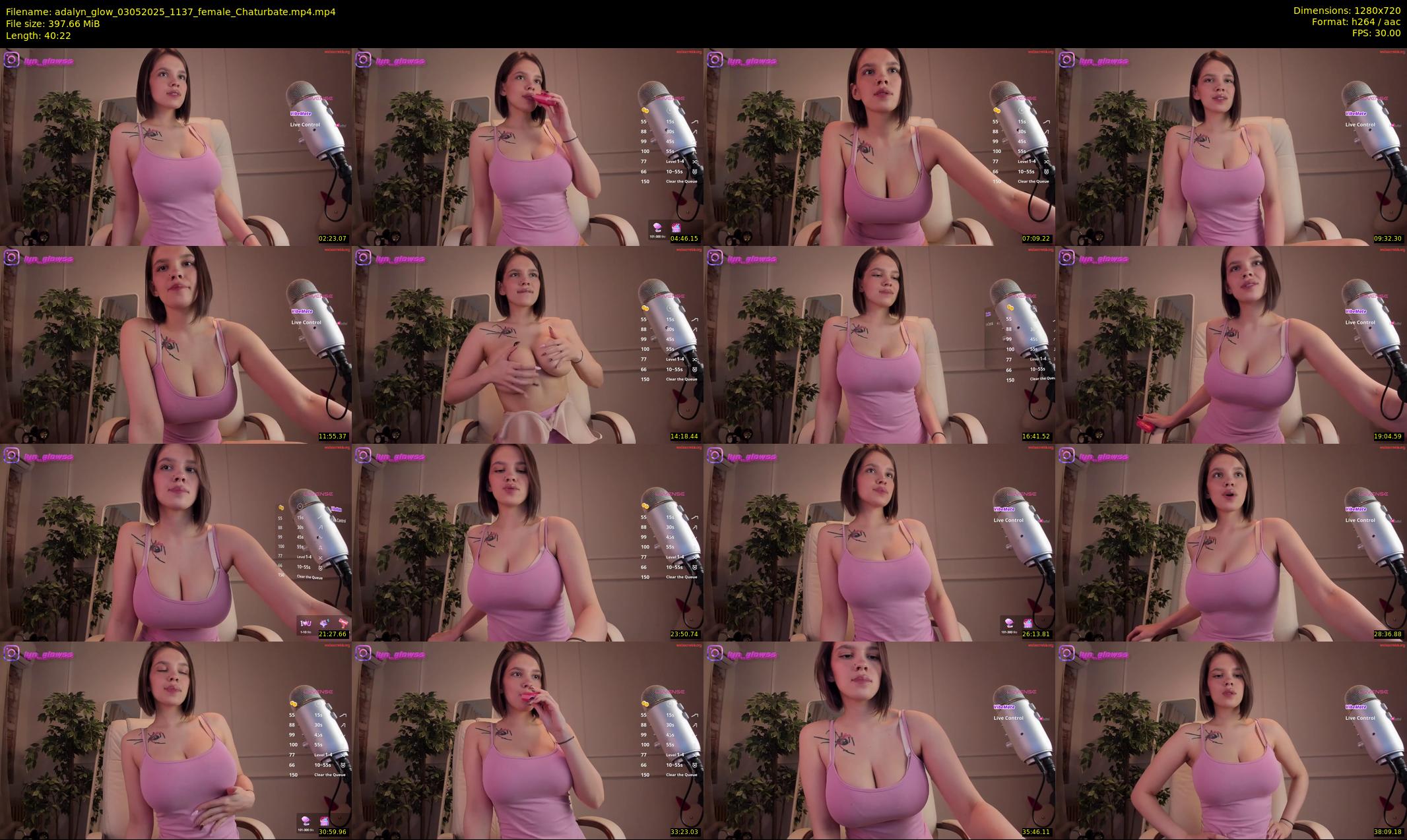 adalyn_glow — 41 minute Chaturbate female cam show recording, 720p, May 3, 2025