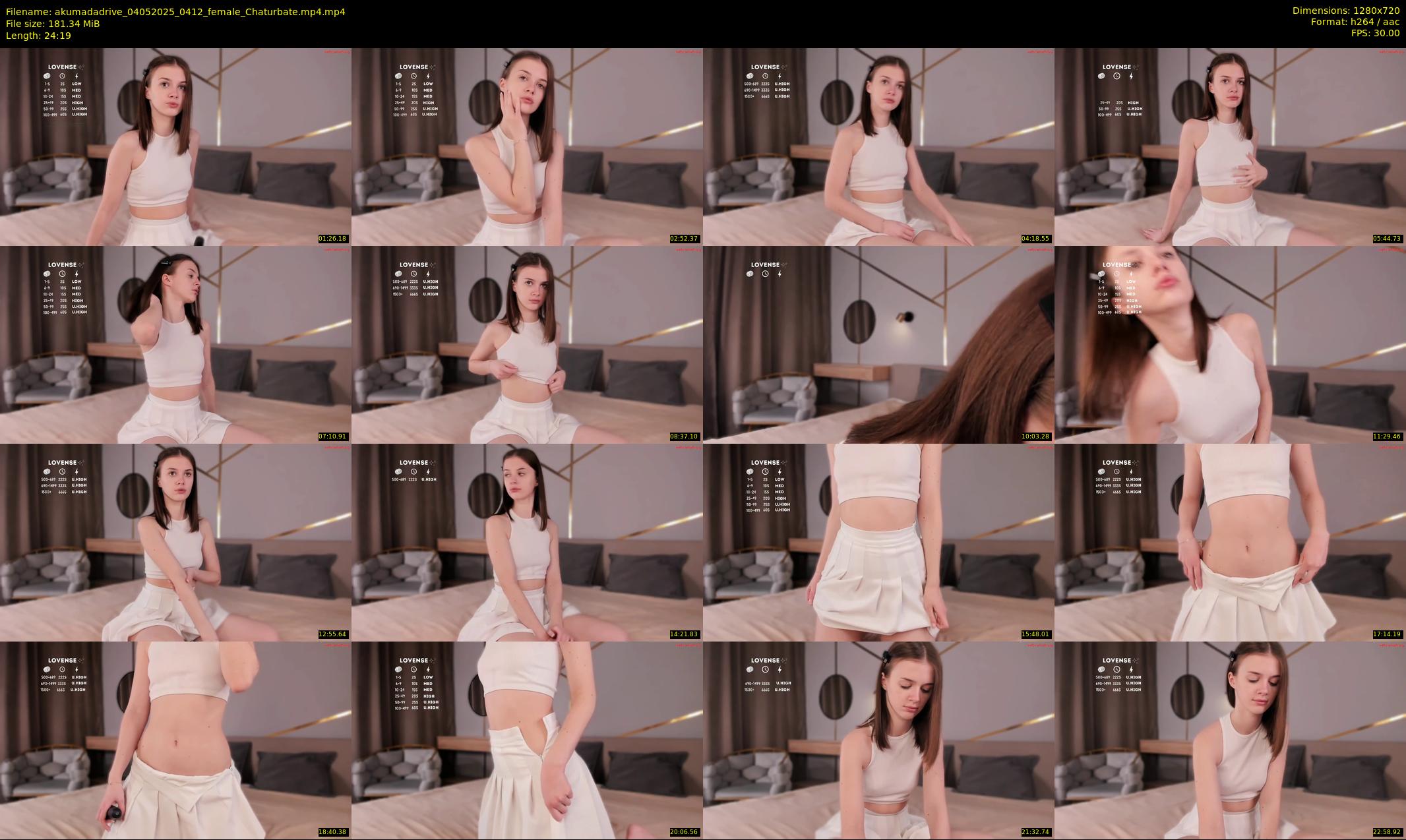 akumadadrive — 25 minute Chaturbate female cam show recording, 720p, May 4, 2025