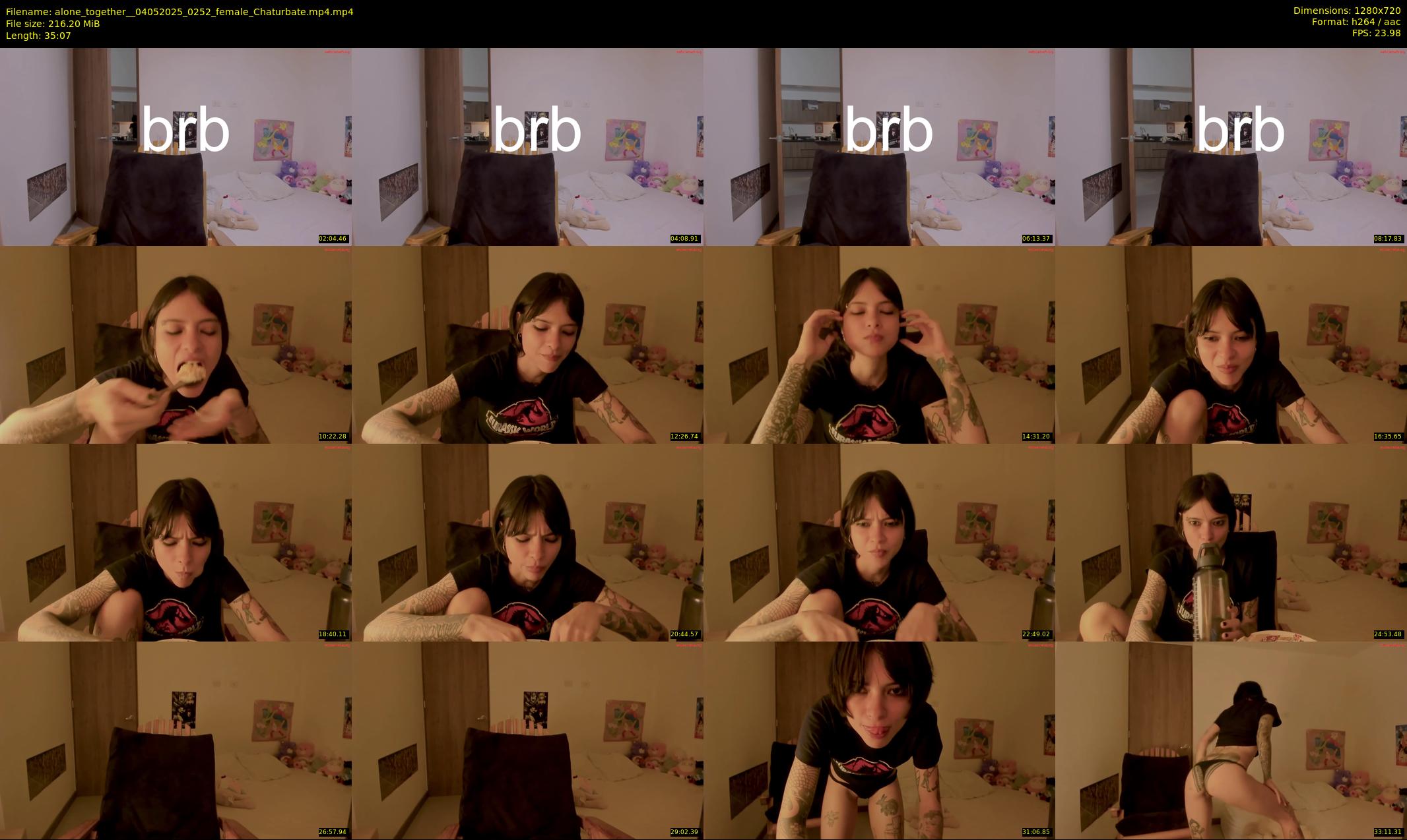alone_together_ — 36 minute Chaturbate female cam show recording, 720p, May 4, 2025
