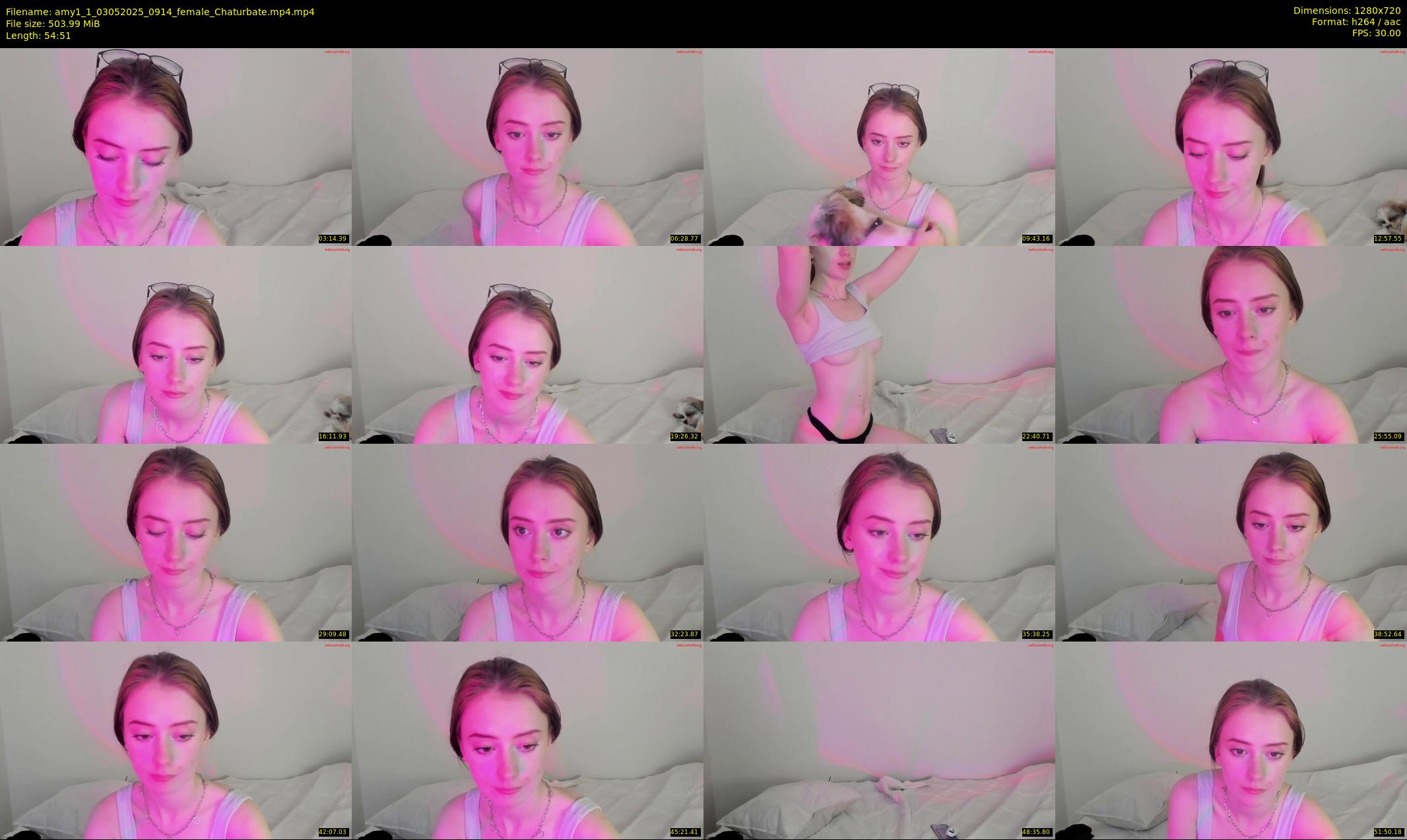 amy1_1 — 55 minute Chaturbate female cam show recording, 720p, May 3, 2025