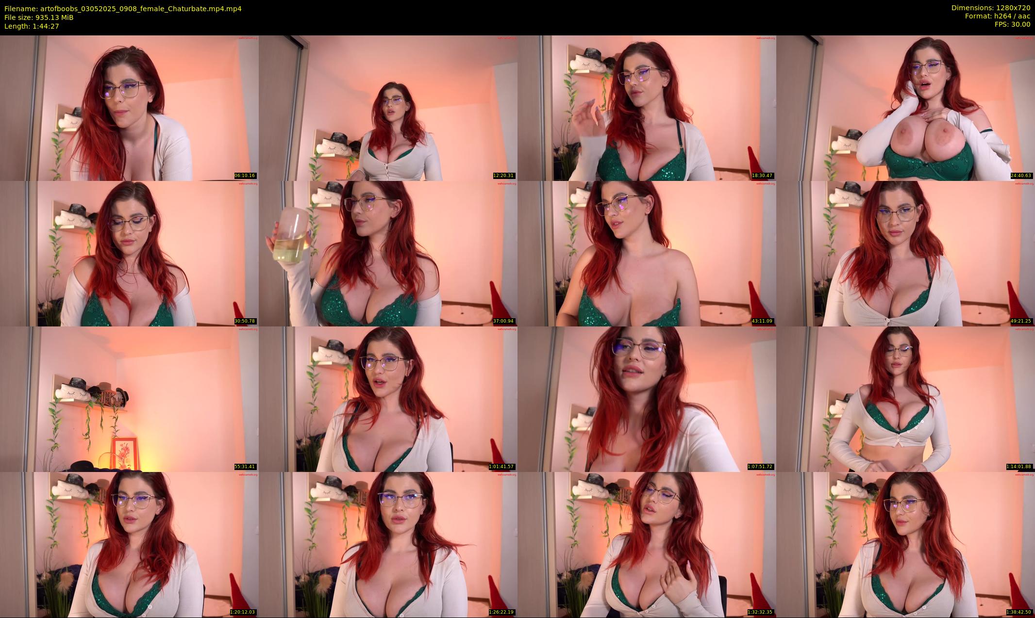 artofboobs — 105 minute Chaturbate female cam show recording, 720p, May 3, 2025