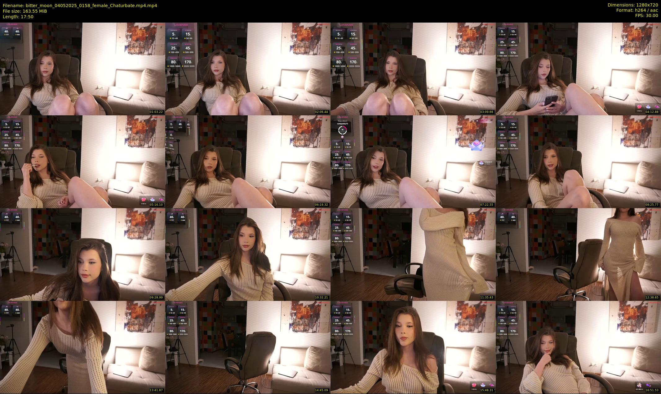 bitter_moon — 18 minute Chaturbate female cam show recording, 720p, May 4, 2025