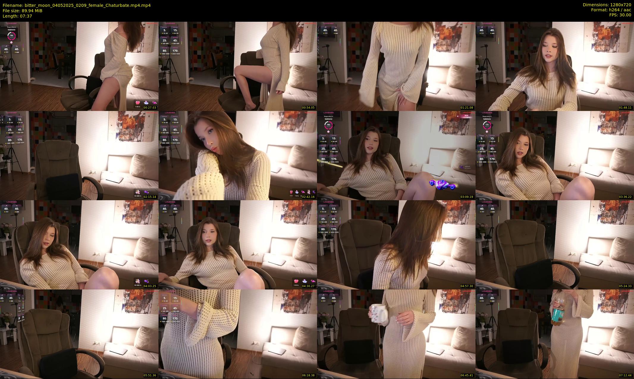 bitter_moon — 8 minute Chaturbate female cam show recording, 720p, May 4, 2025