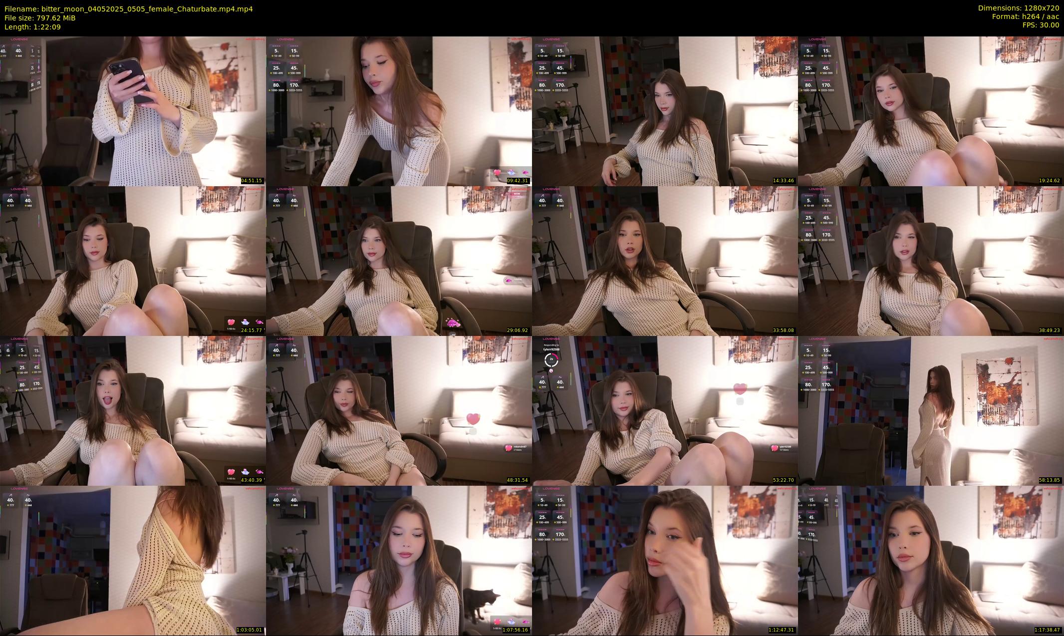 bitter_moon — 83 minute Chaturbate female cam show recording, 720p, May 4, 2025