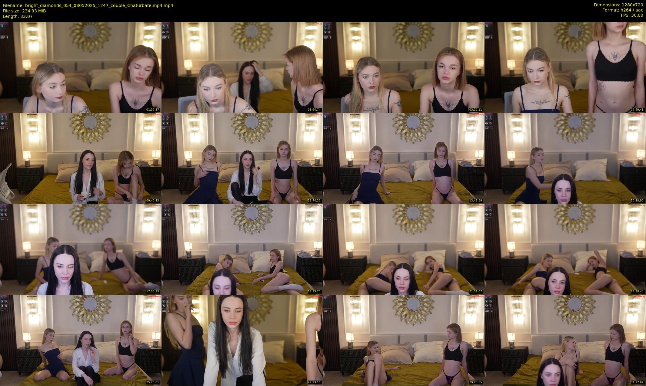 bright_diamonds_054 — 34 minute Chaturbate couple cam show recording, 720p, May 3, 2025