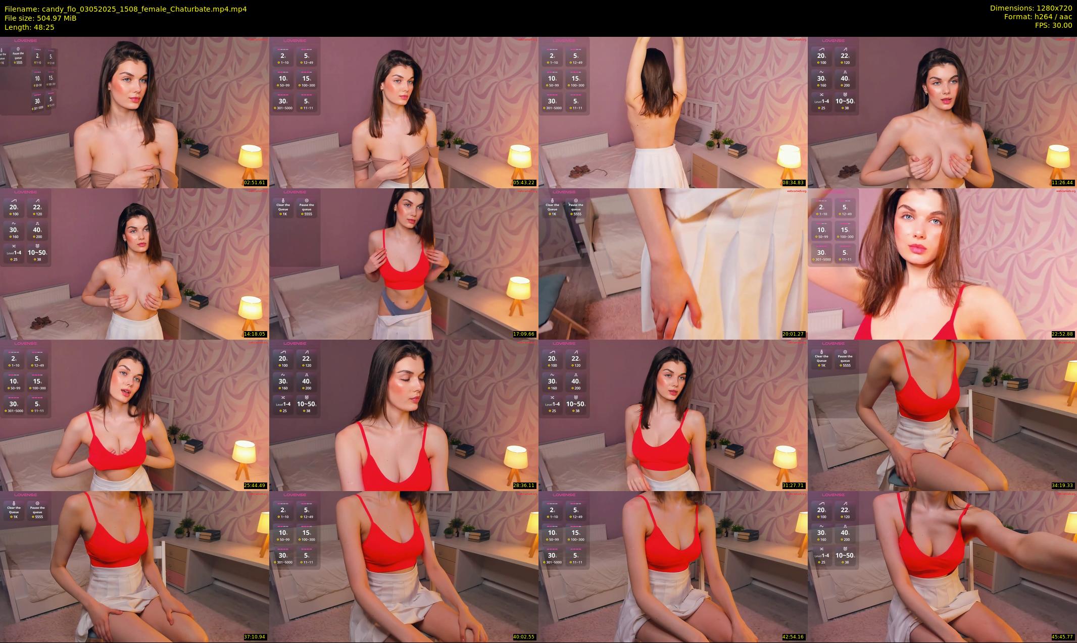 candy_flo — 49 minute Chaturbate female cam show recording, 720p, May 3, 2025