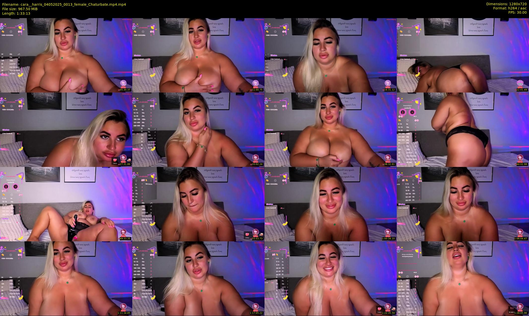 cara__harris — 94 minute Chaturbate female cam show recording, 720p, May 4, 2025