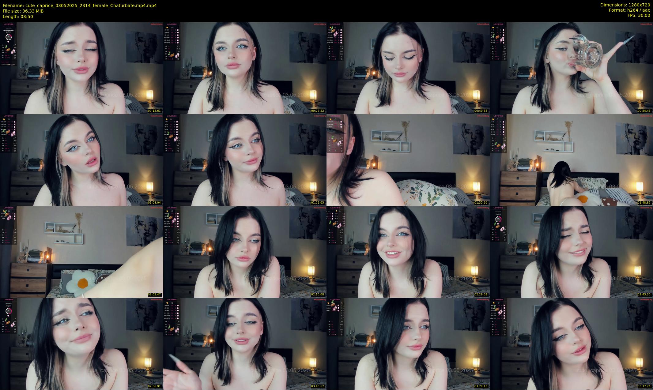 cute_caprice — 4 minute Chaturbate female cam show recording, 720p, May 3, 2025