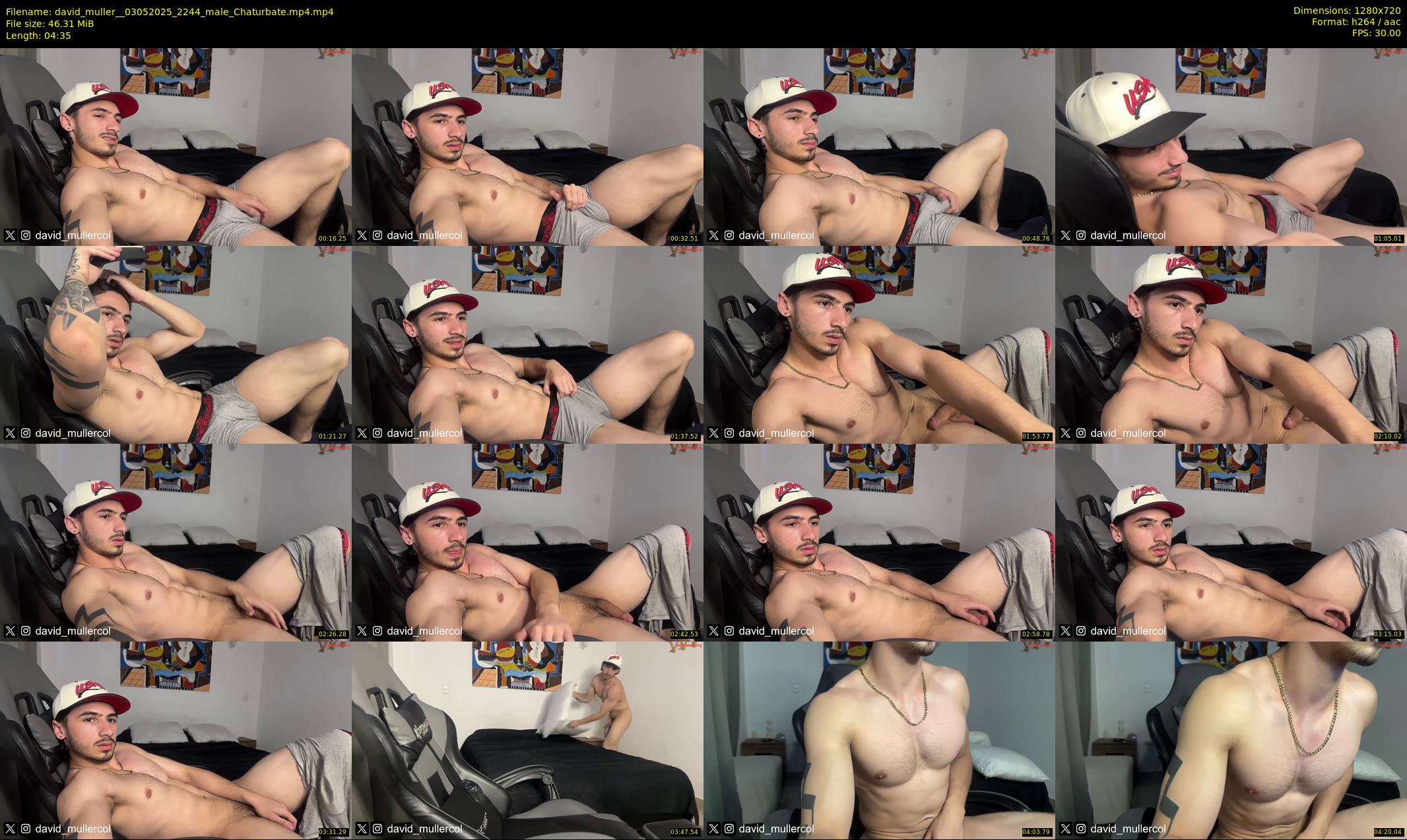 david_muller_ — 5 minute Chaturbate male cam show recording, 720p, May 3, 2025