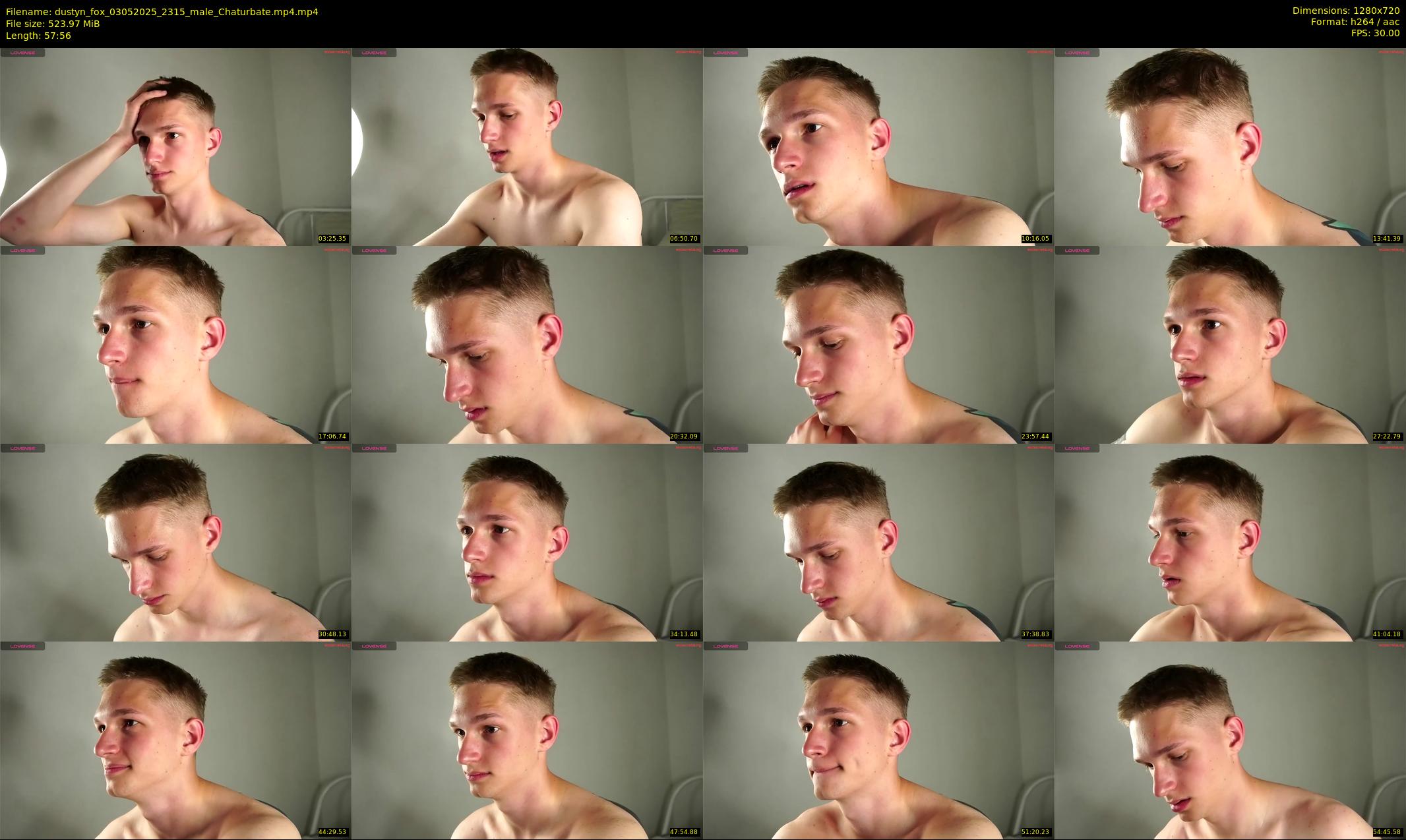 dustyn_fox — 58 minute Chaturbate male cam show recording, 720p, May 3, 2025