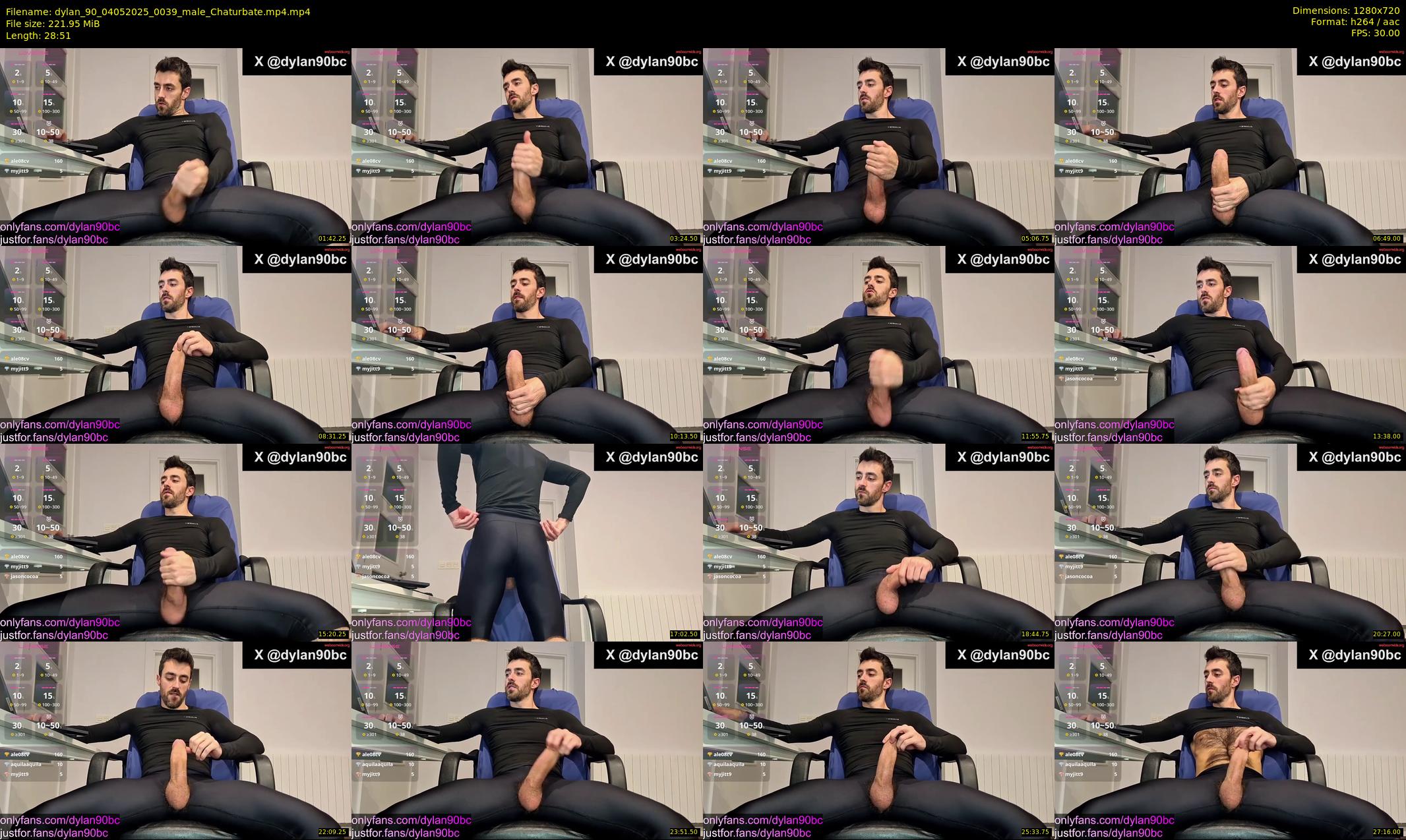 dylan_90 — 29 minute Chaturbate male cam show recording, 720p, May 4, 2025