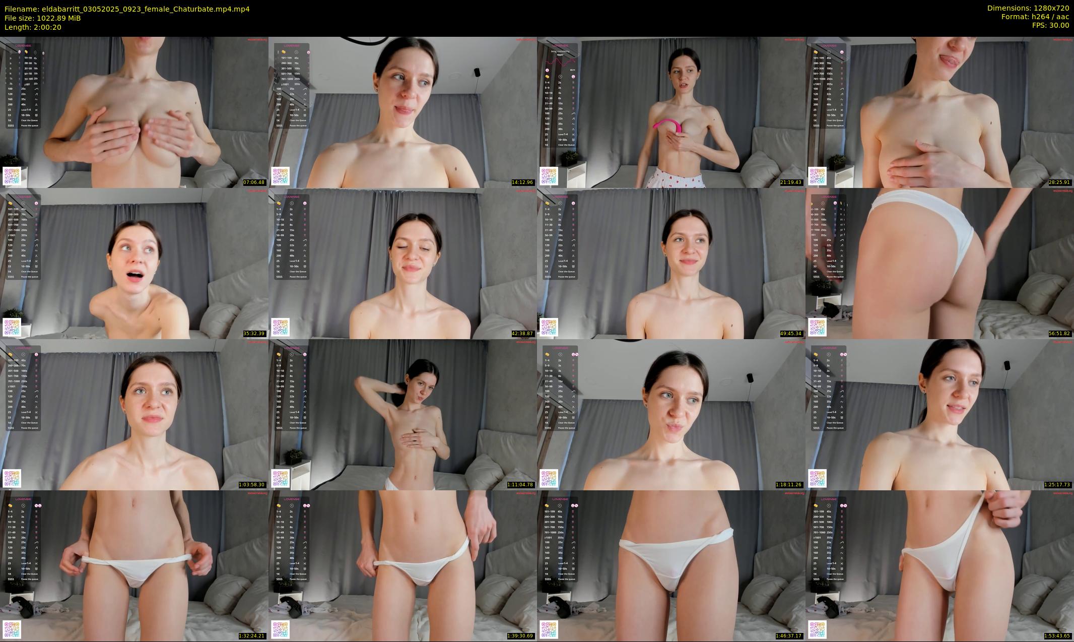 eldabarritt — 121 minute Chaturbate female cam show recording, 720p, May 3, 2025