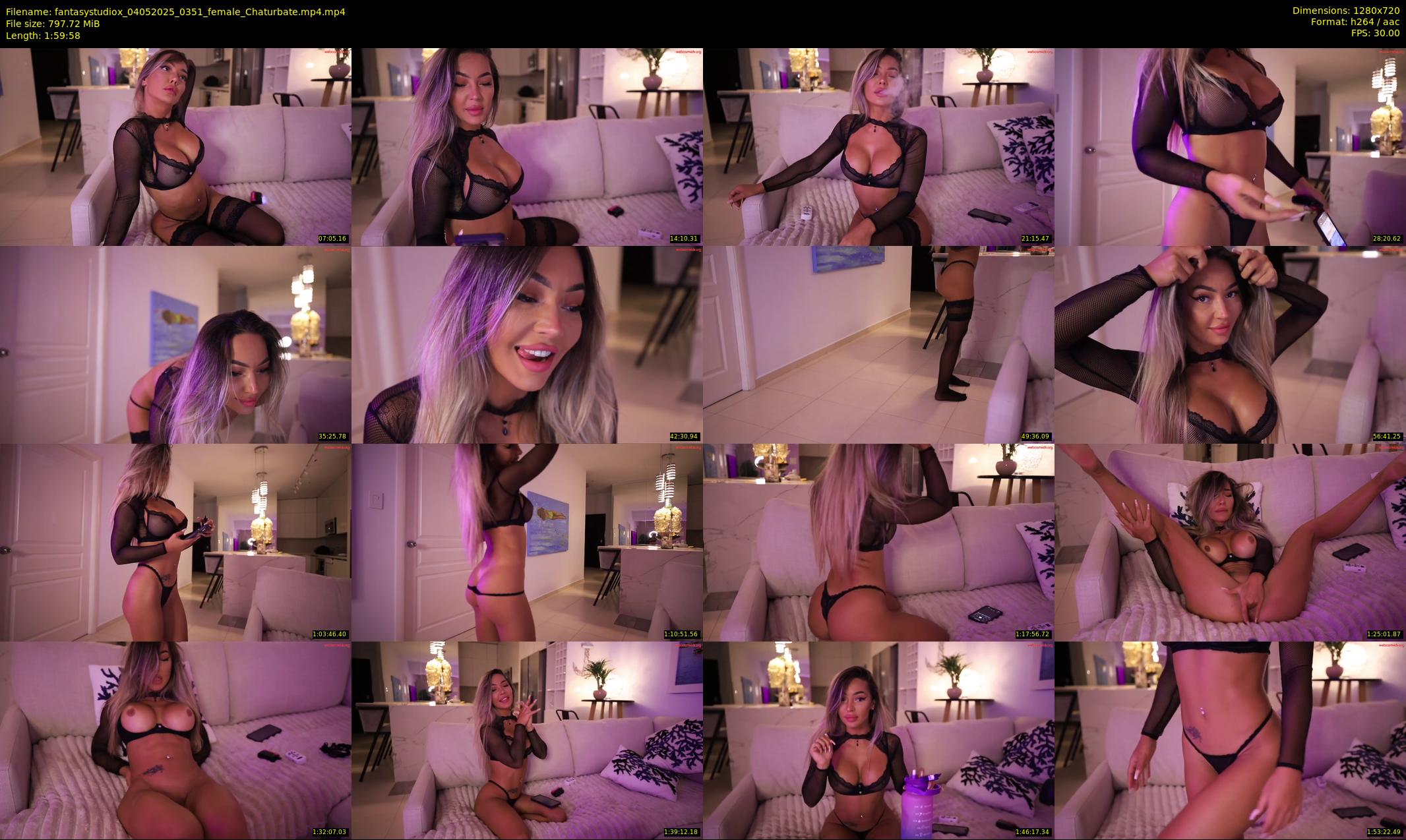 fantasystudiox — 120 minute Chaturbate female cam show recording, 720p, May 4, 2025