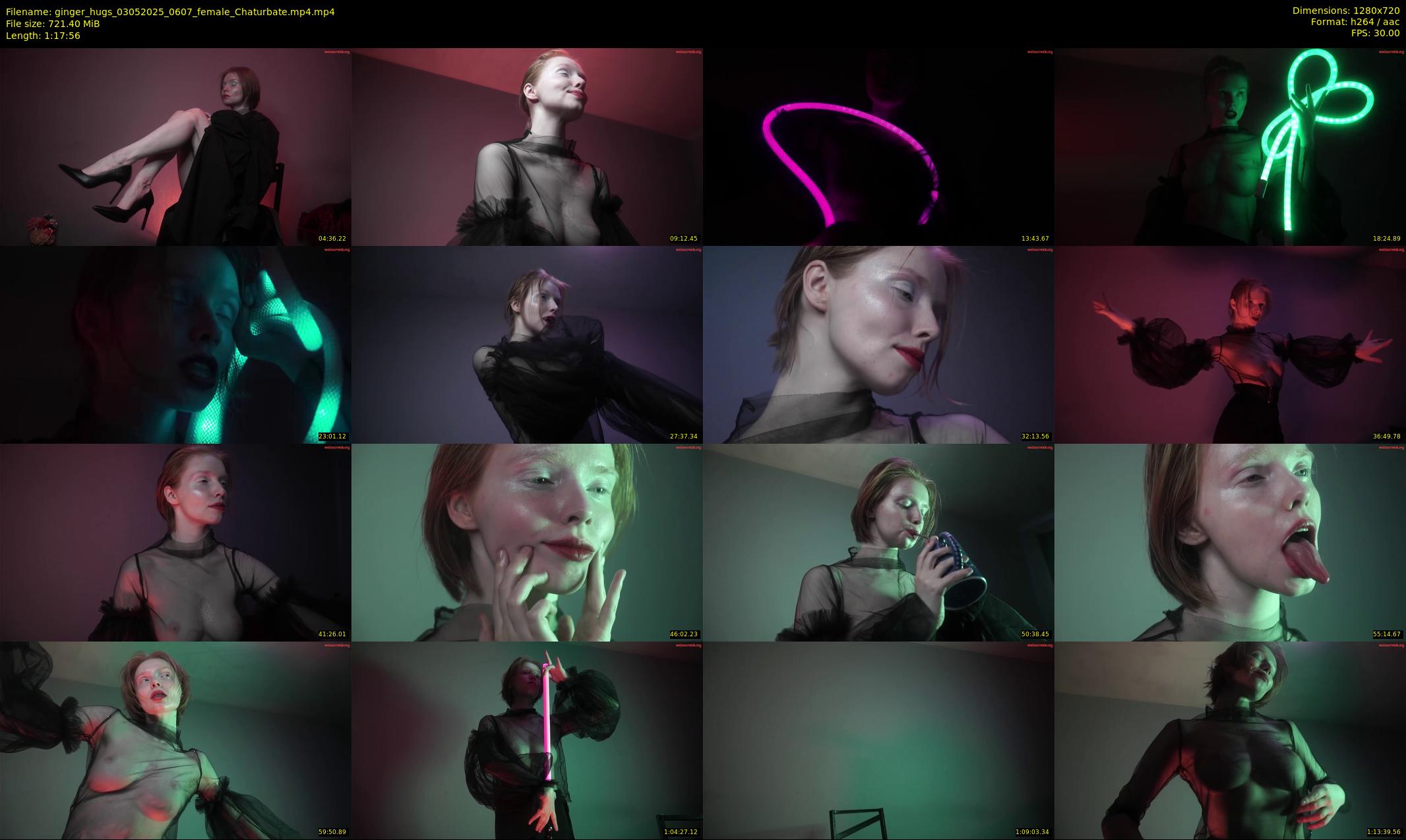 ginger_hugs — 78 minute Chaturbate female cam show recording, 720p, May 3, 2025
