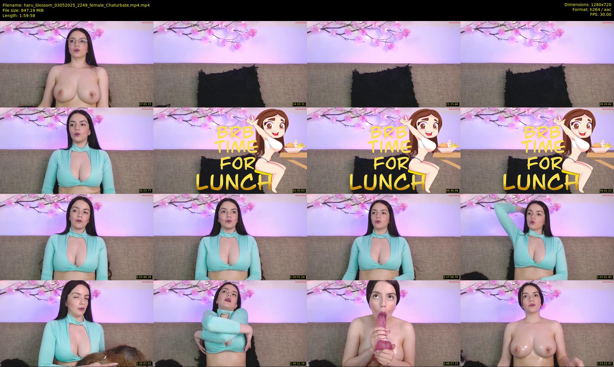 haru_blossom — 120 minute Chaturbate female cam show recording, 720p, May 3, 2025