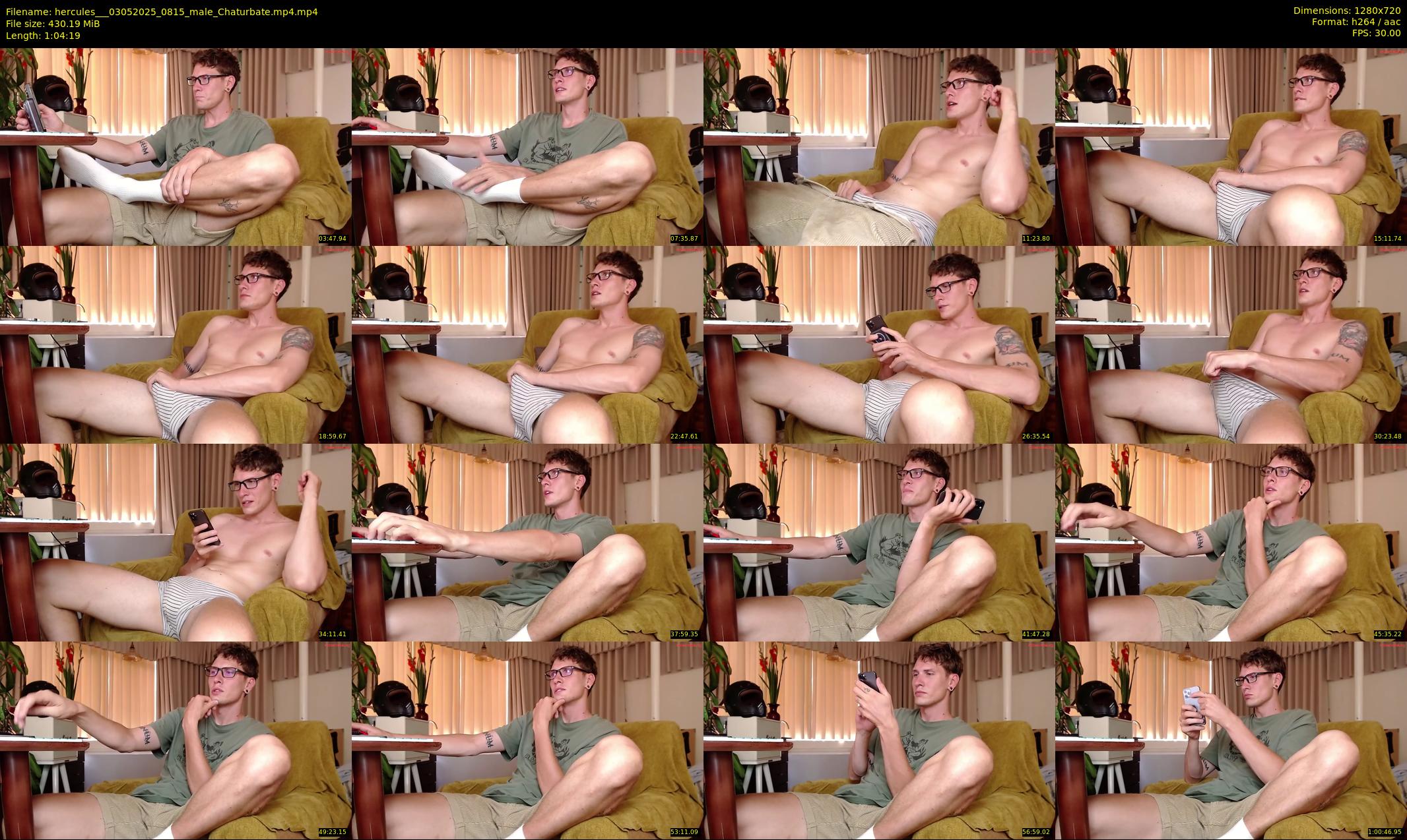hercules__ — 65 minute Chaturbate male cam show recording, 720p, May 3, 2025