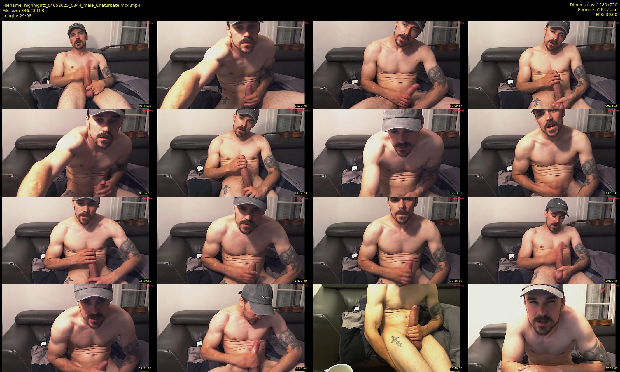 highnightz — 30 minute Chaturbate male cam show recording, 720p, May 4, 2025