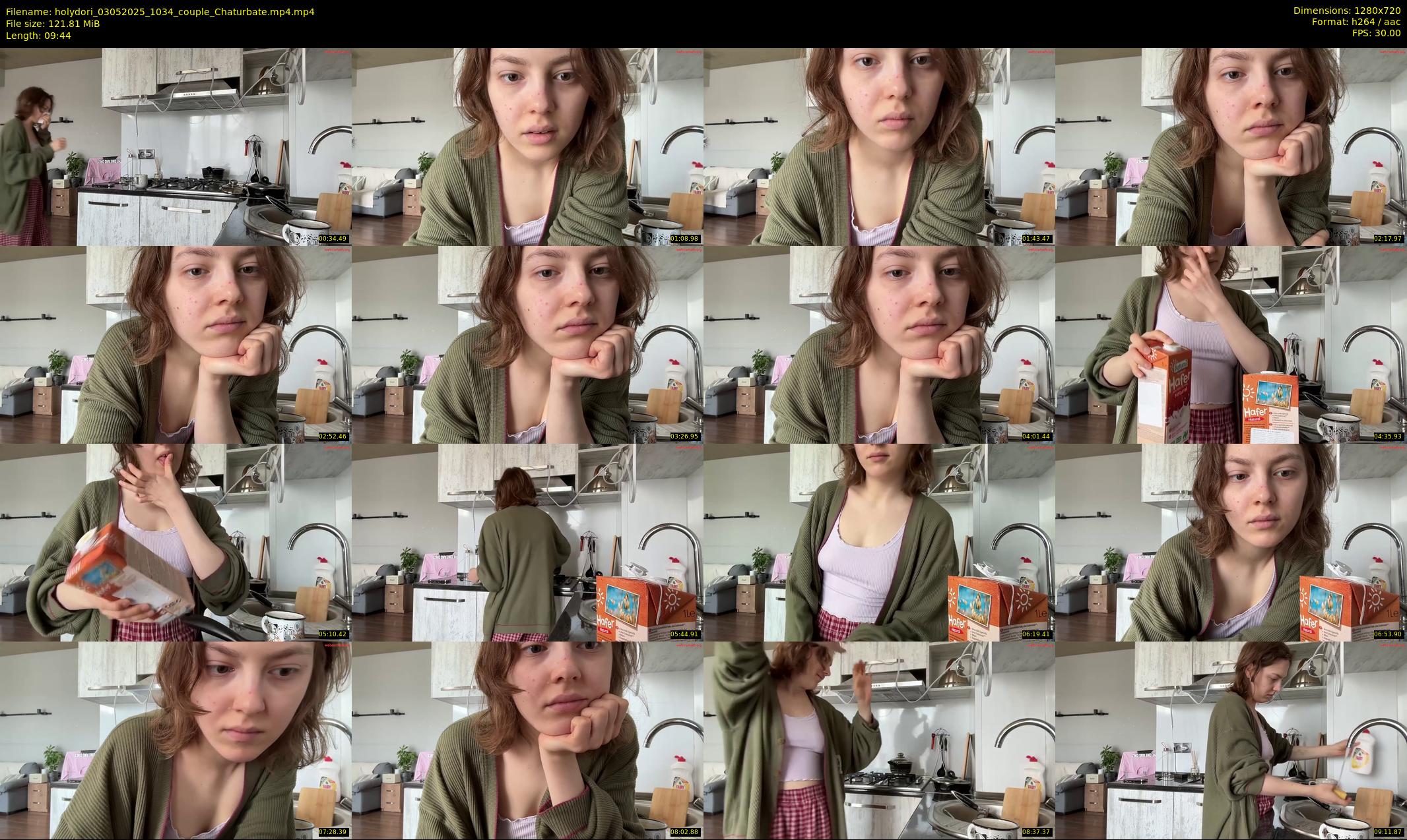holydori — 10 minute Chaturbate female cam show recording, 720p, May 3, 2025