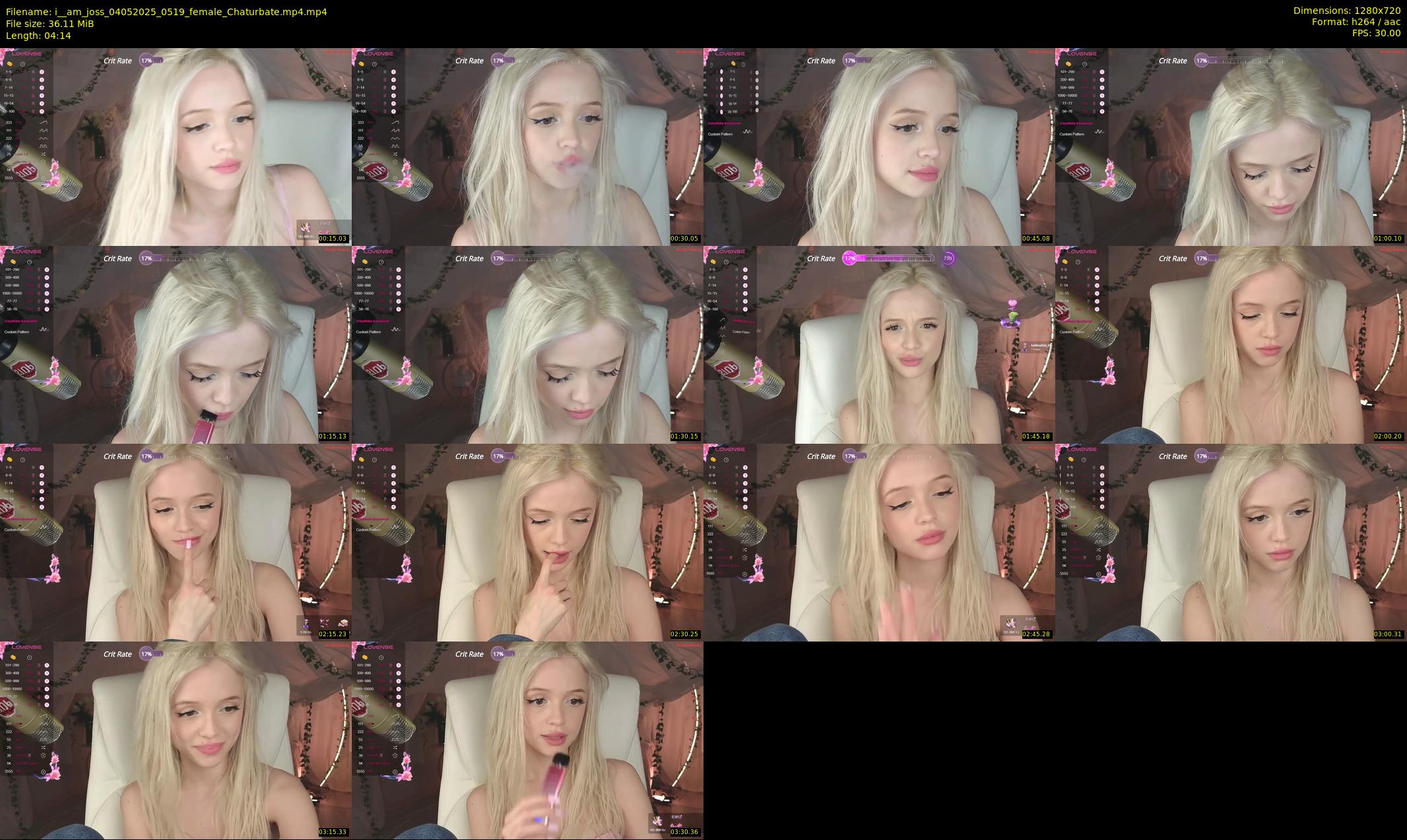 i__am_joss — 5 minute Chaturbate female cam show recording, 720p, May 4, 2025
